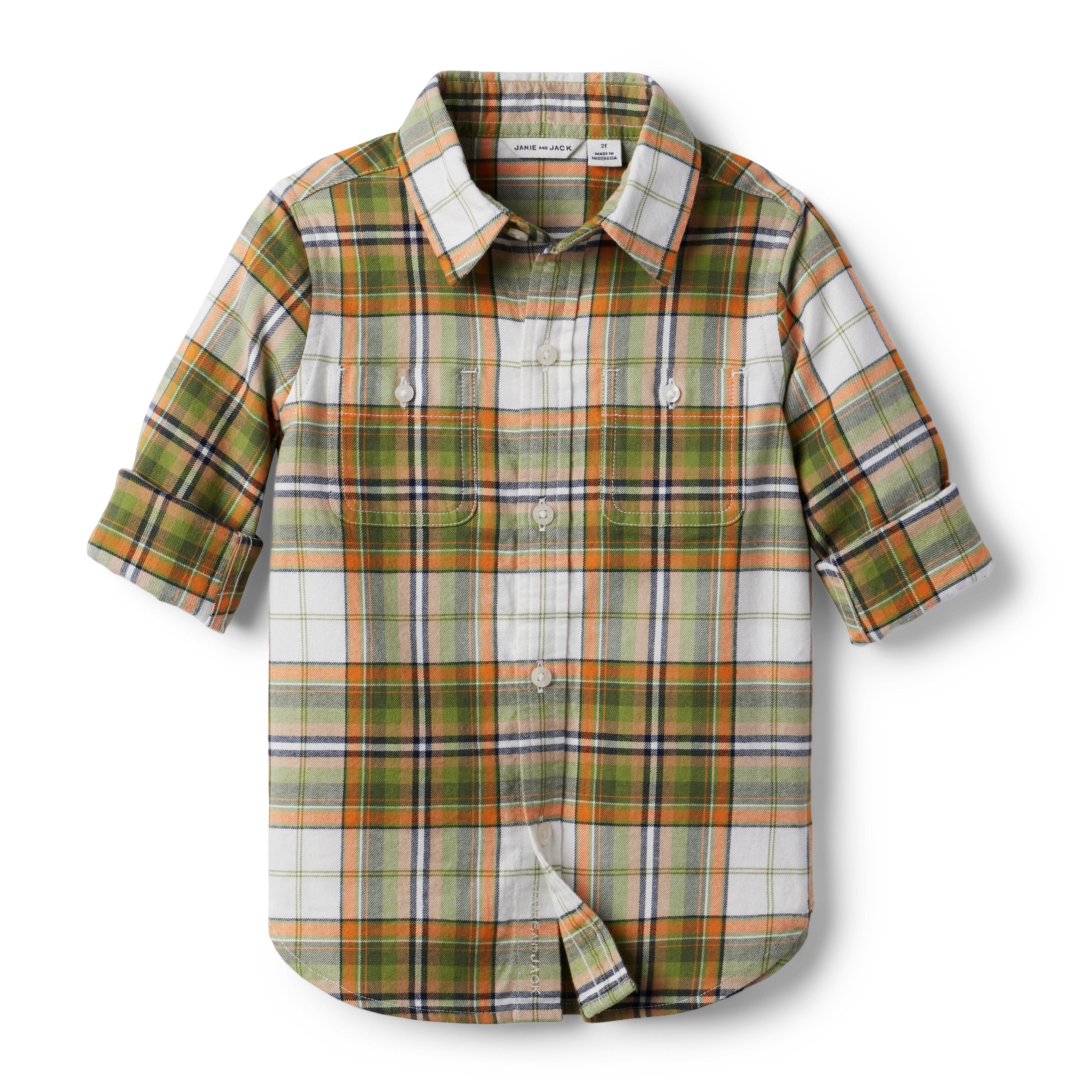 Plaid Brushed Twill Shirt image number 2