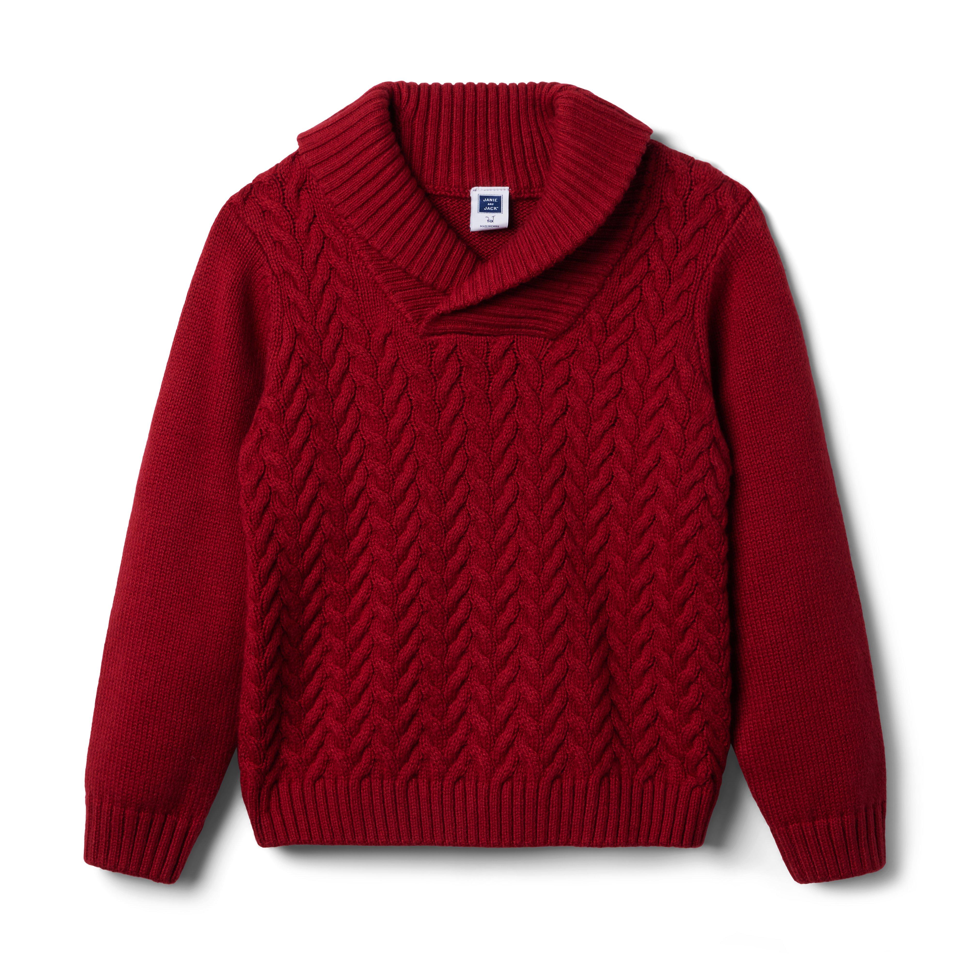 Herringbone Cable Knit Sweater image number 0