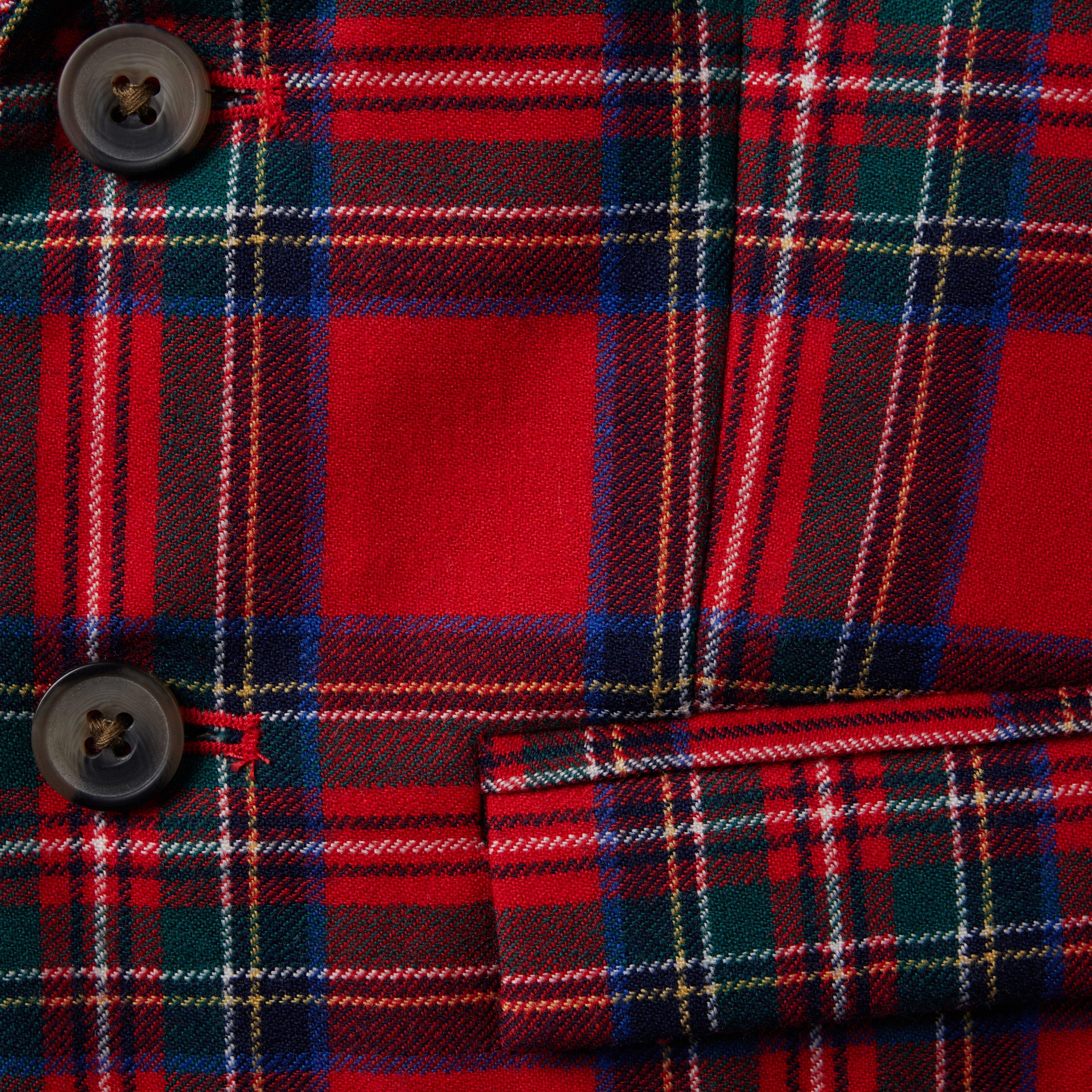 Plaid Wool Blazer image number 4