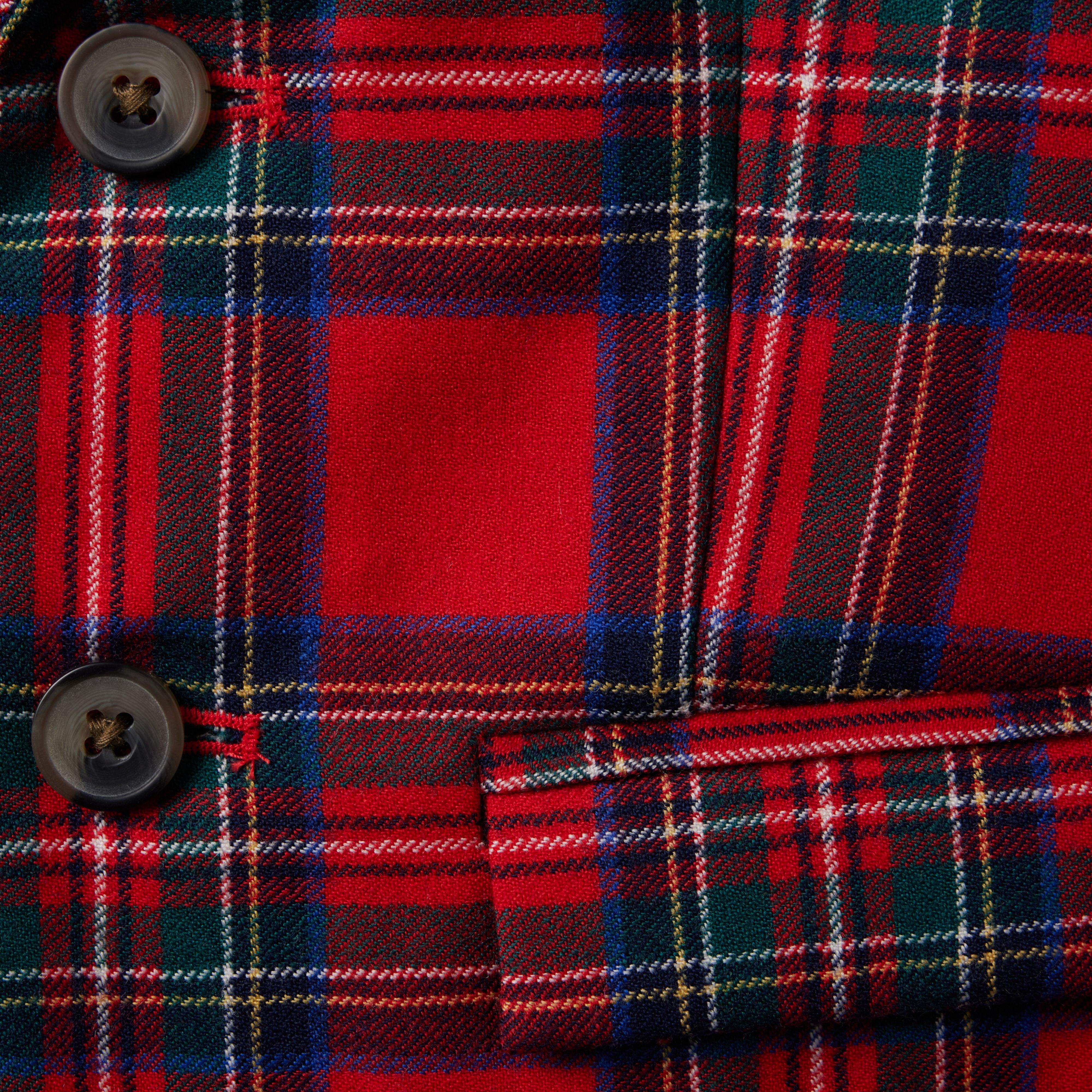 Plaid Wool Blazer image number 4