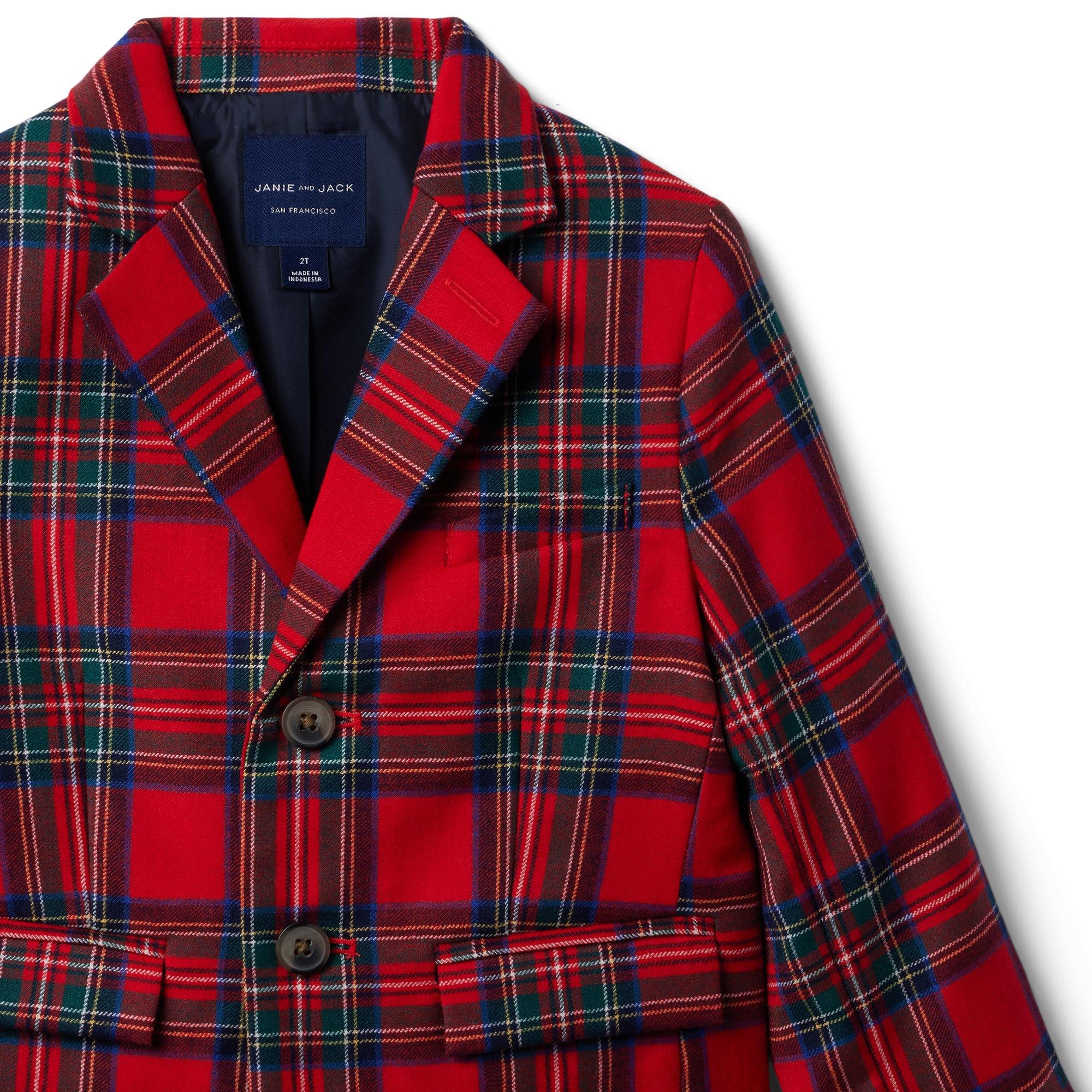 Plaid Wool Blazer image number 2