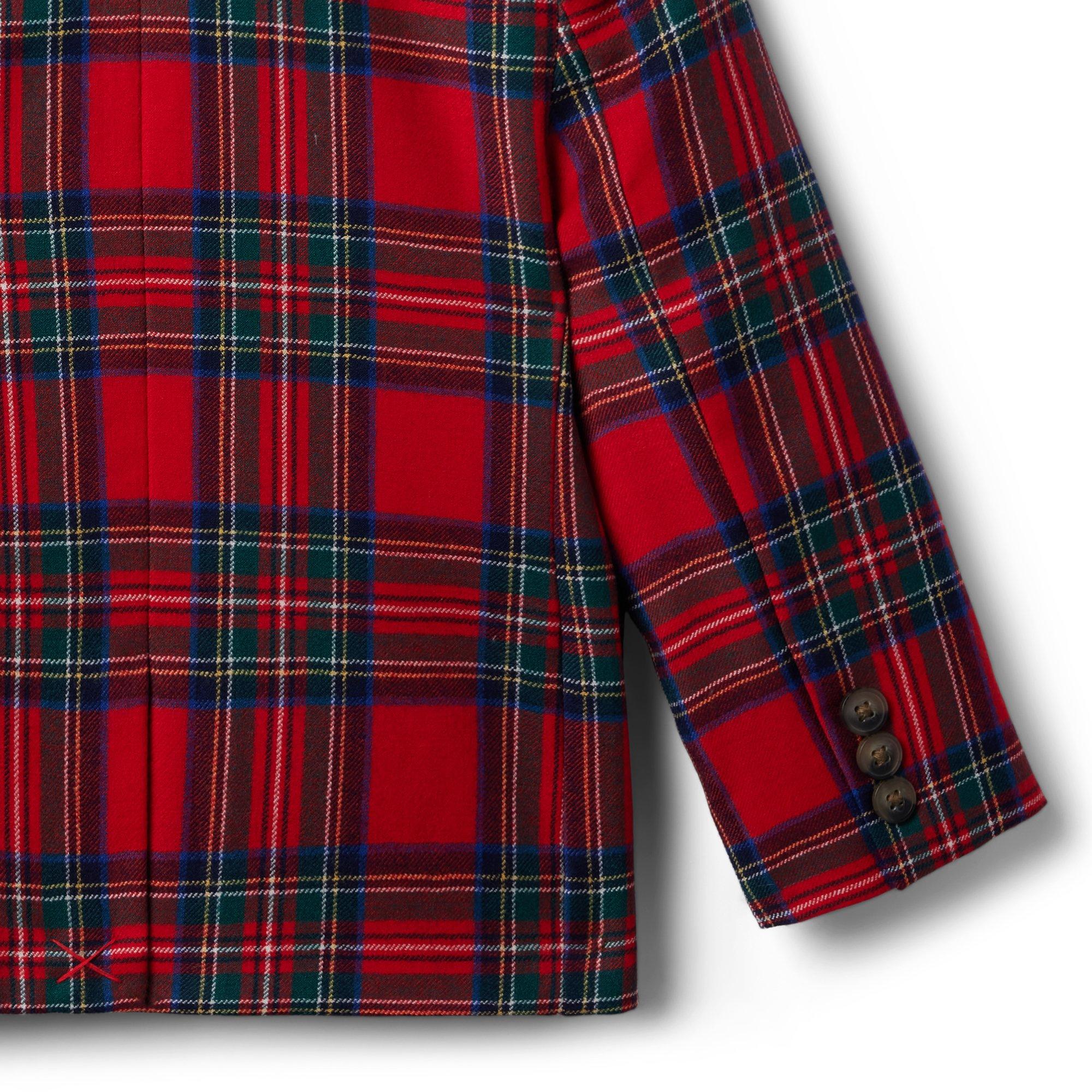 Plaid Wool Blazer image number 3