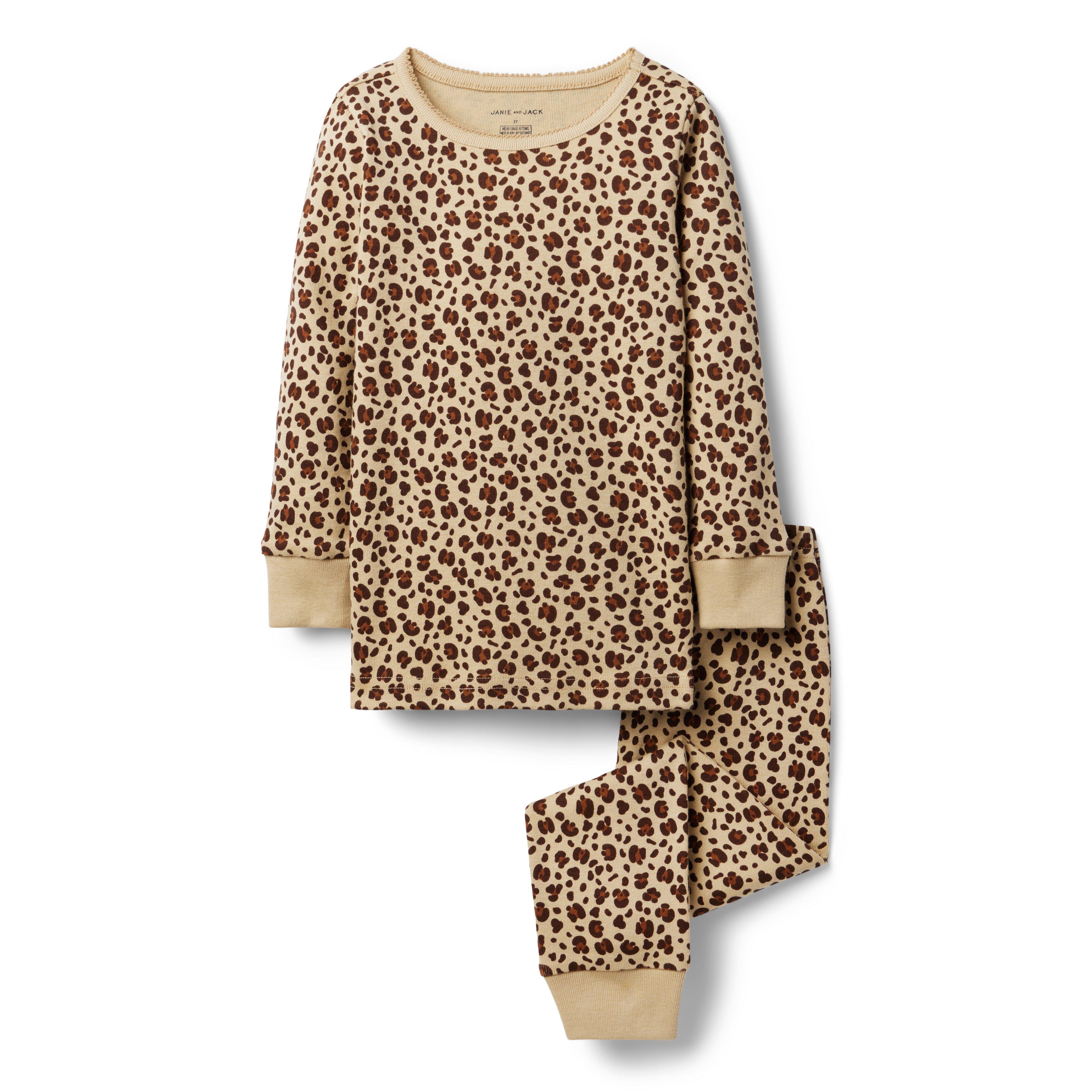 Girls animal print pjs hot sale