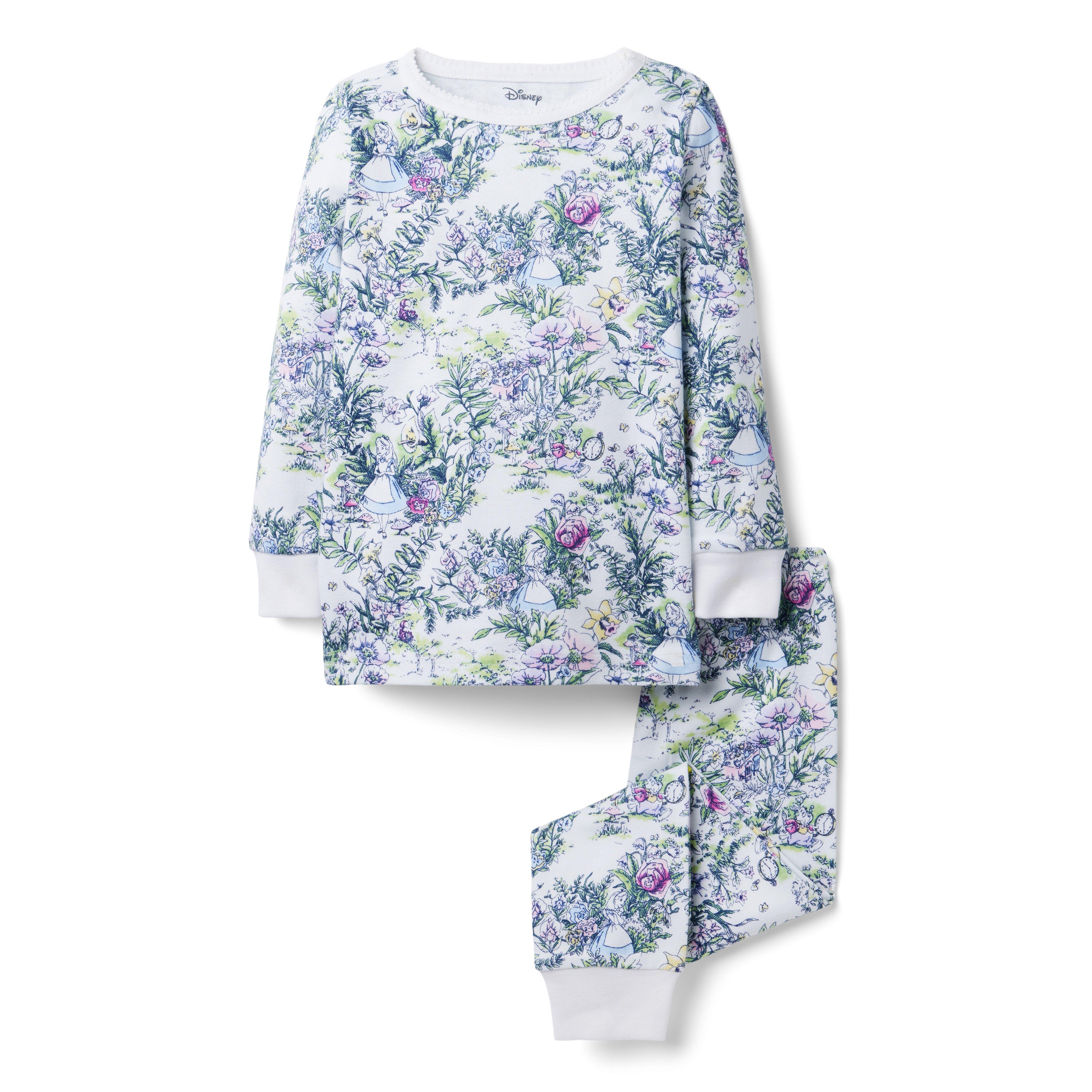 Good Night Pajamas in Disney Alice in Wonderland Floral image number 0