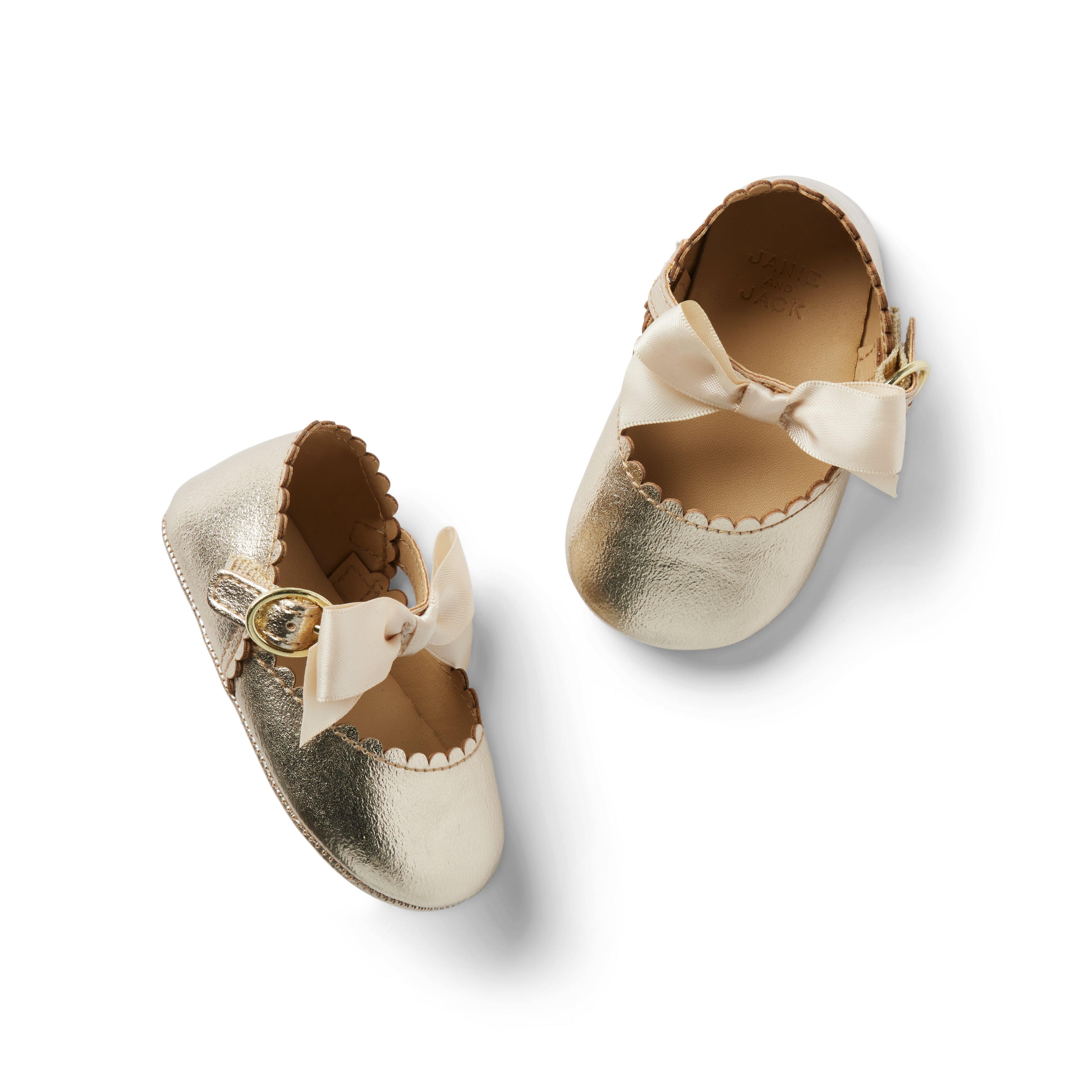 Baby Metallic Bow Ballet Flat