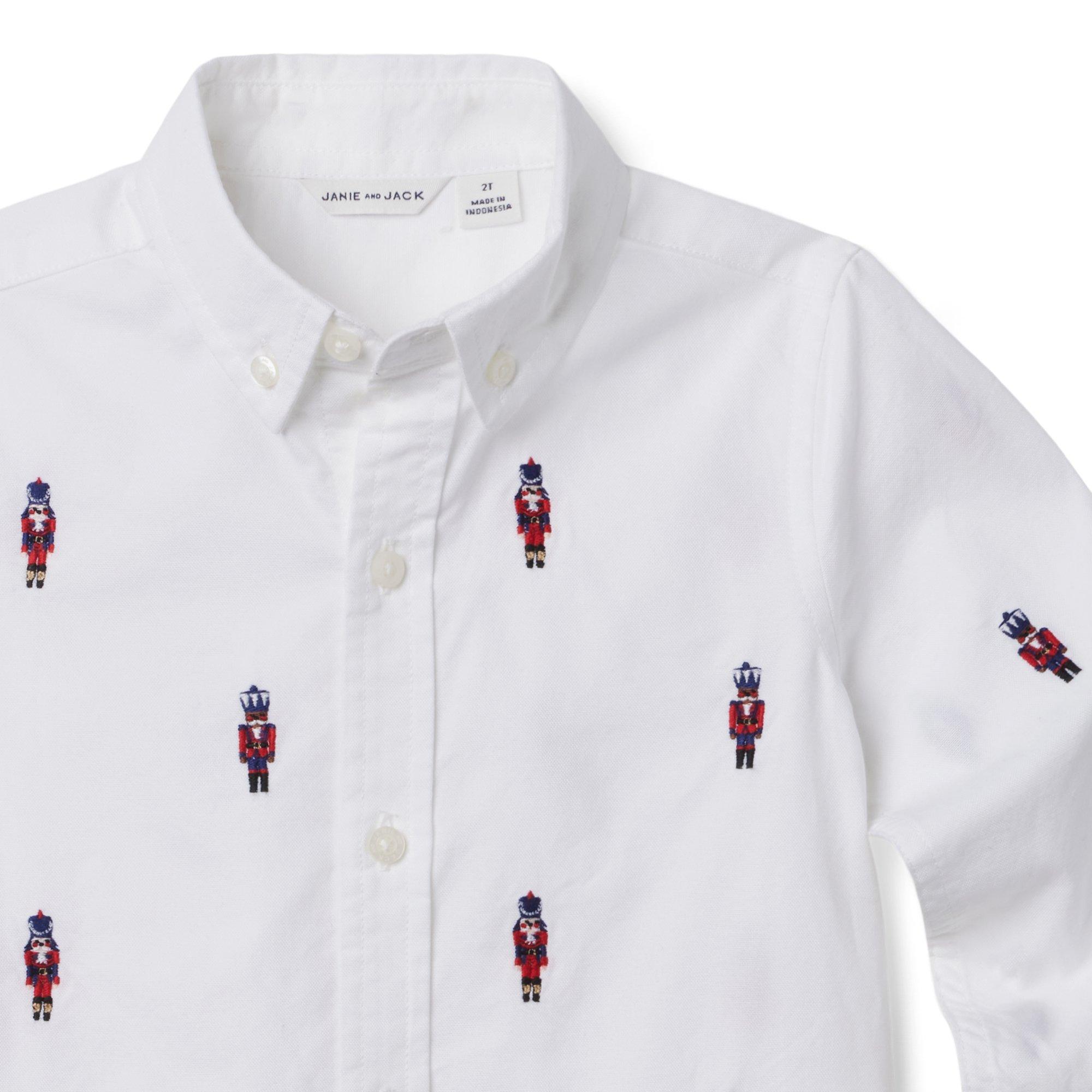 Embroidered Nutcracker Oxford Shirt image number 4