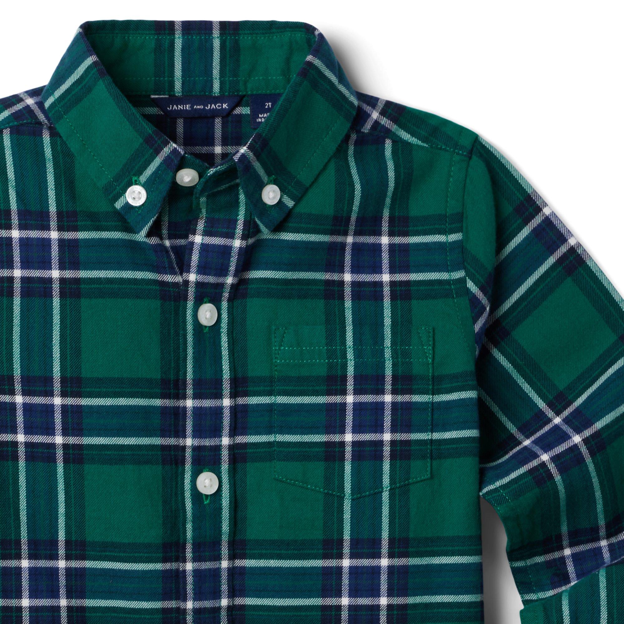 Plaid Brushed Twill Shirt image number 3