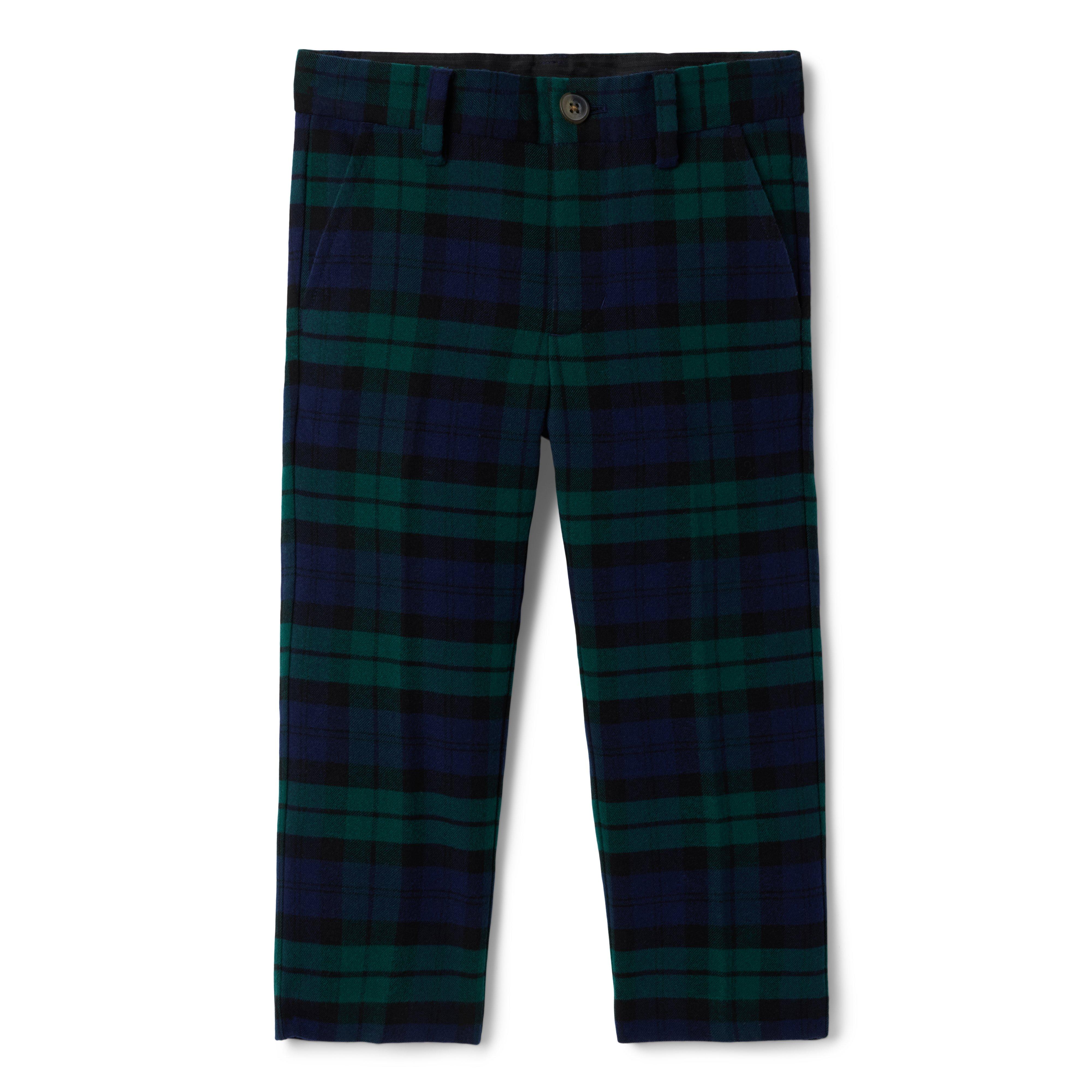 Plaid Twill Pant