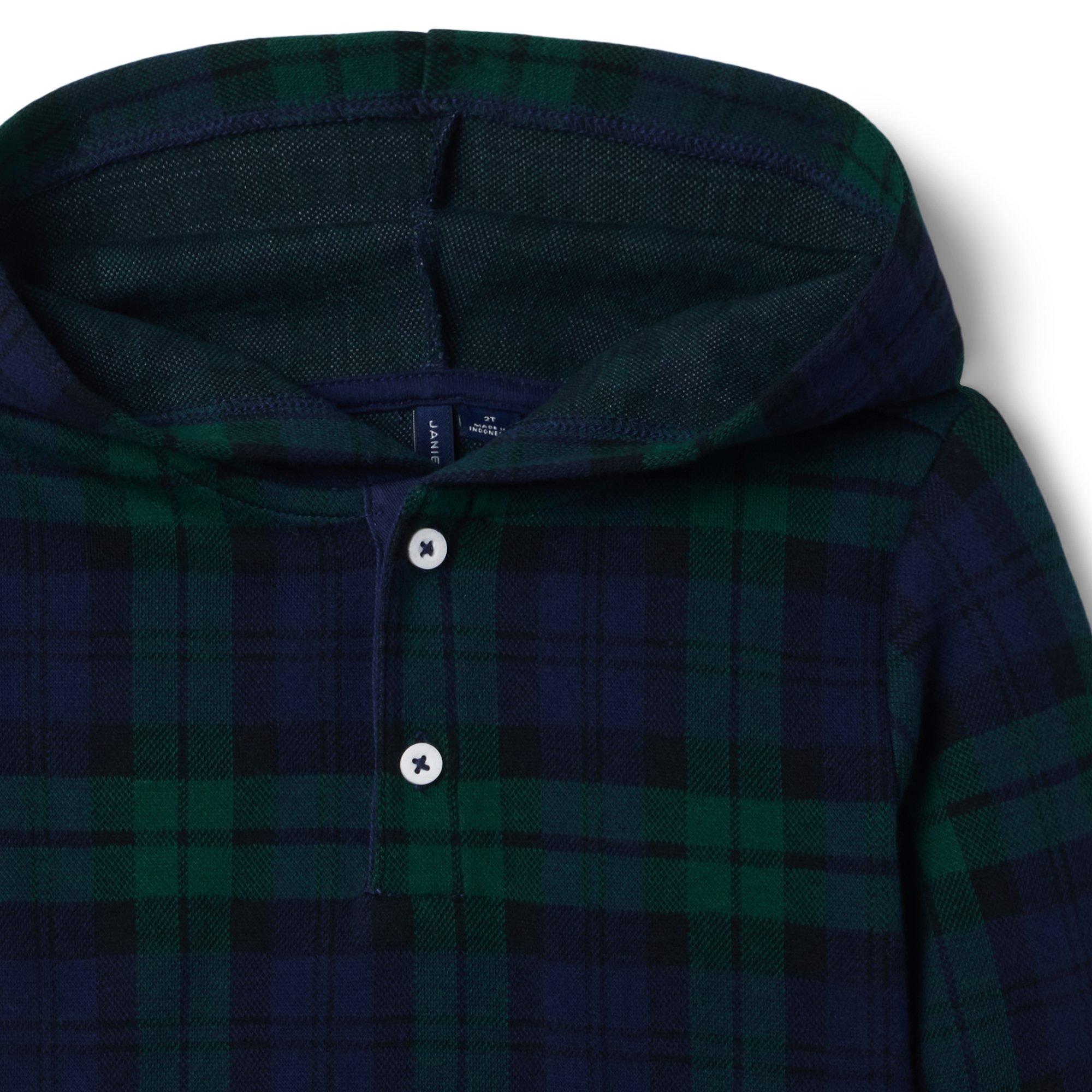 Plaid Jacquard Hoodie image number 2