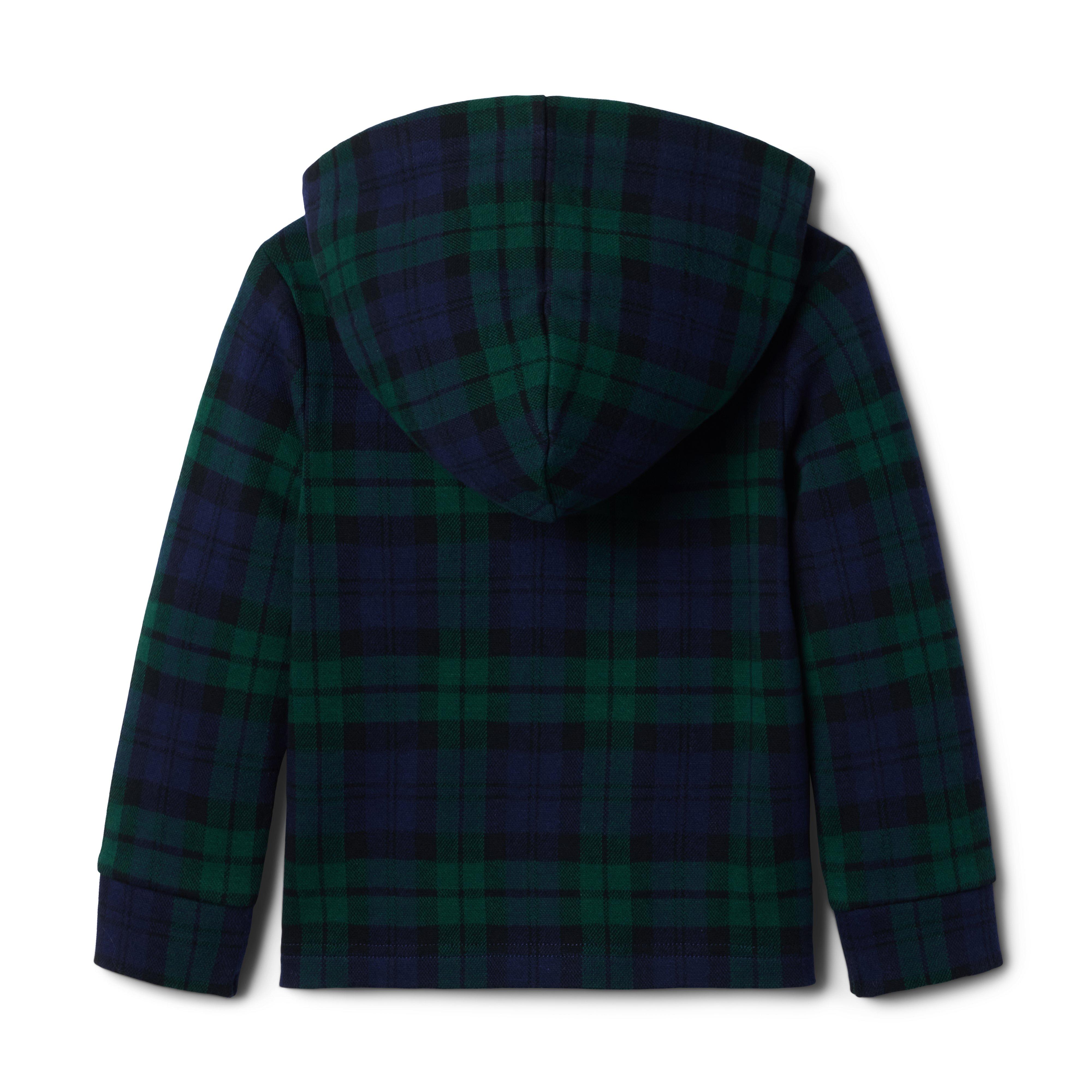 Plaid Jacquard Hoodie image number 1