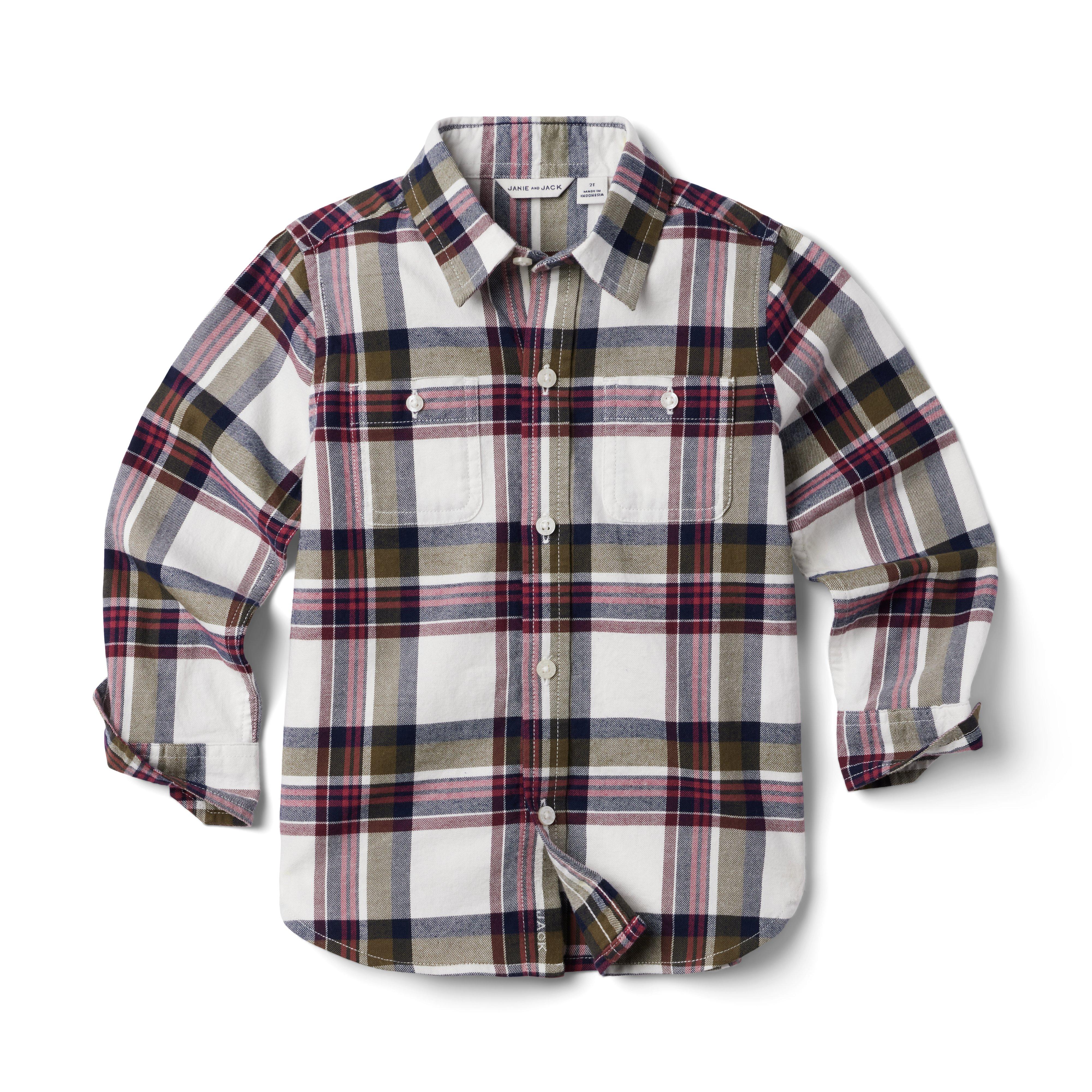Plaid Brushed Twill Shirt image number 0