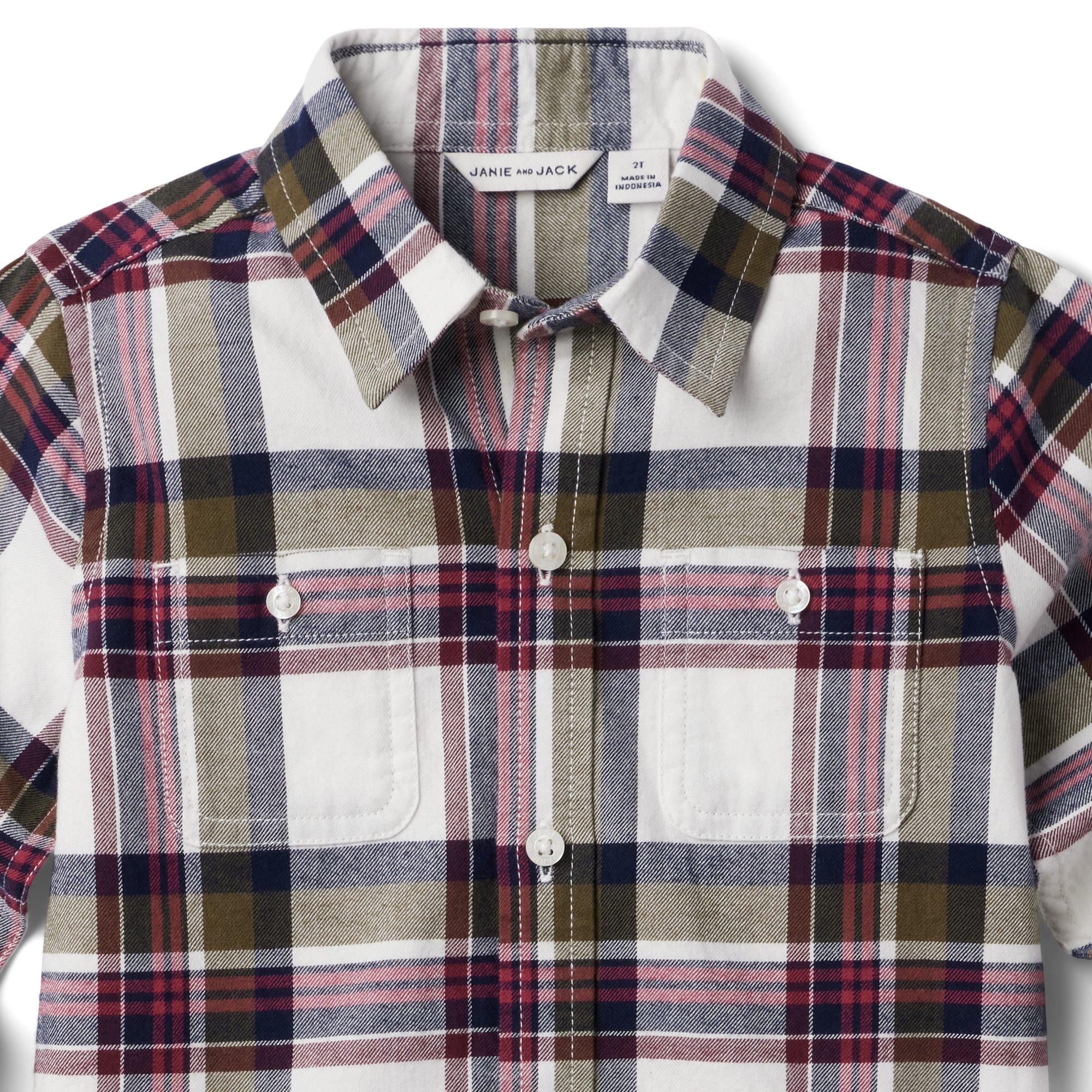 Plaid Brushed Twill Shirt image number 1