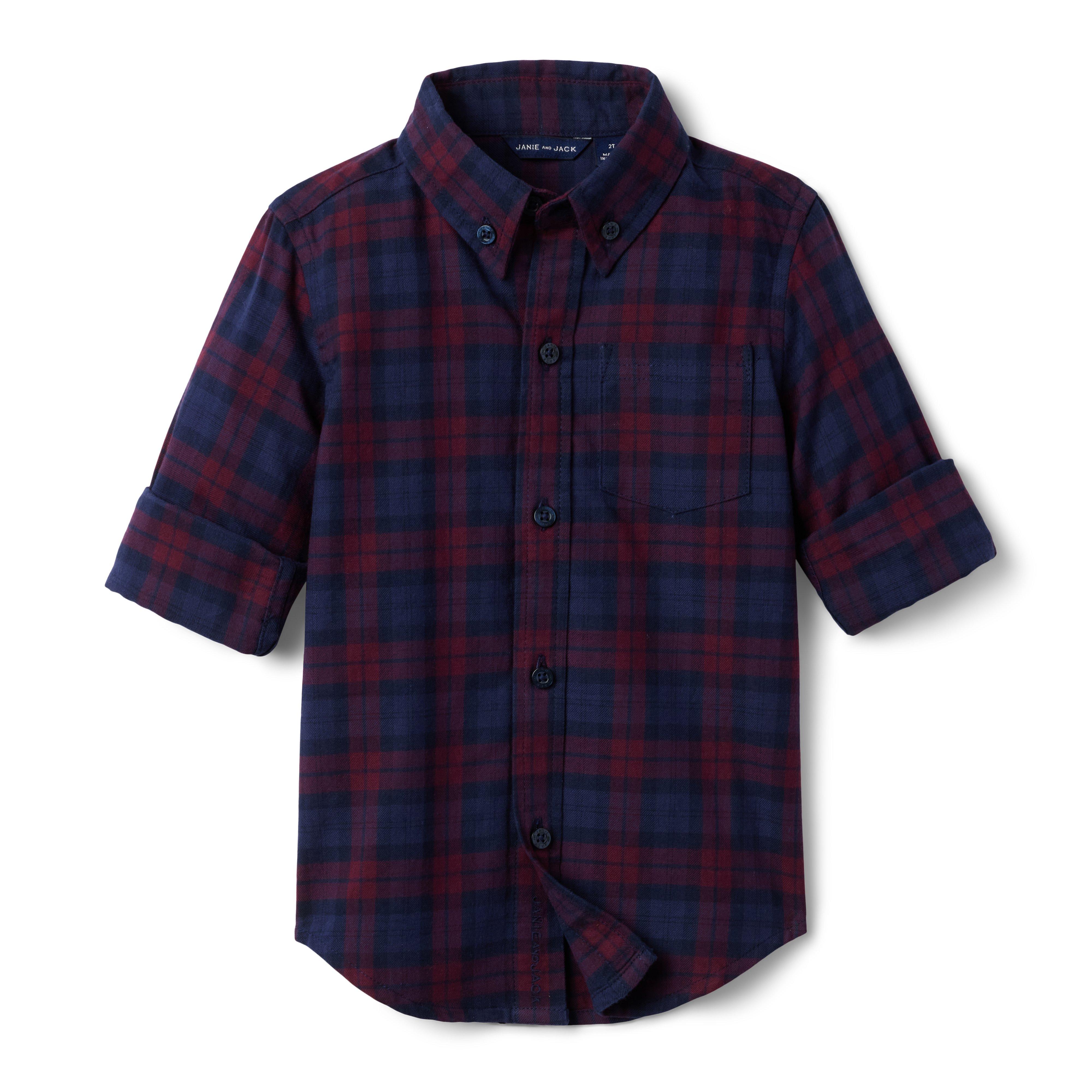 Plaid Brushed Twill Shirt image number 3