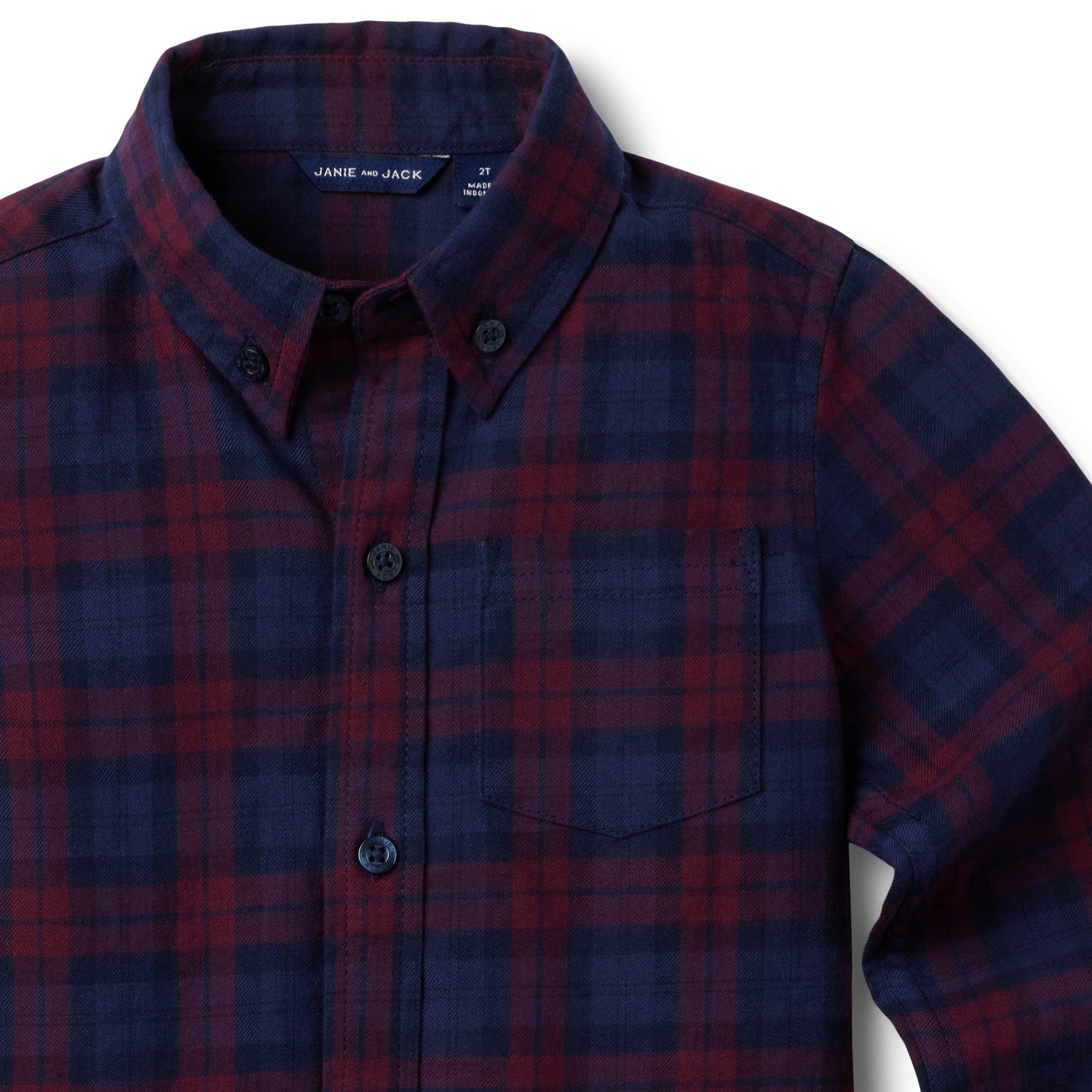 Plaid Brushed Twill Shirt image number 1