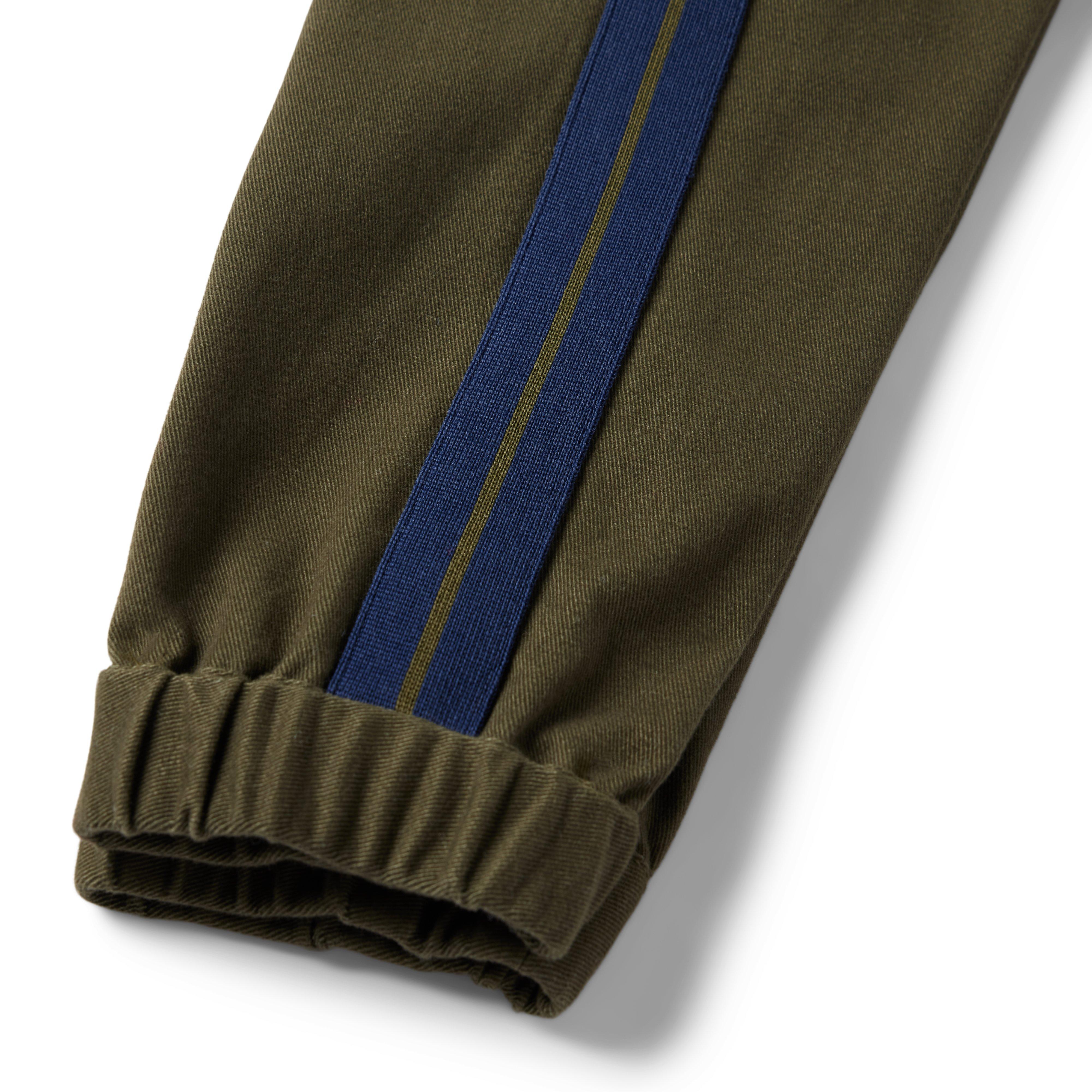 Side Stripe Twill Jogger image number 2