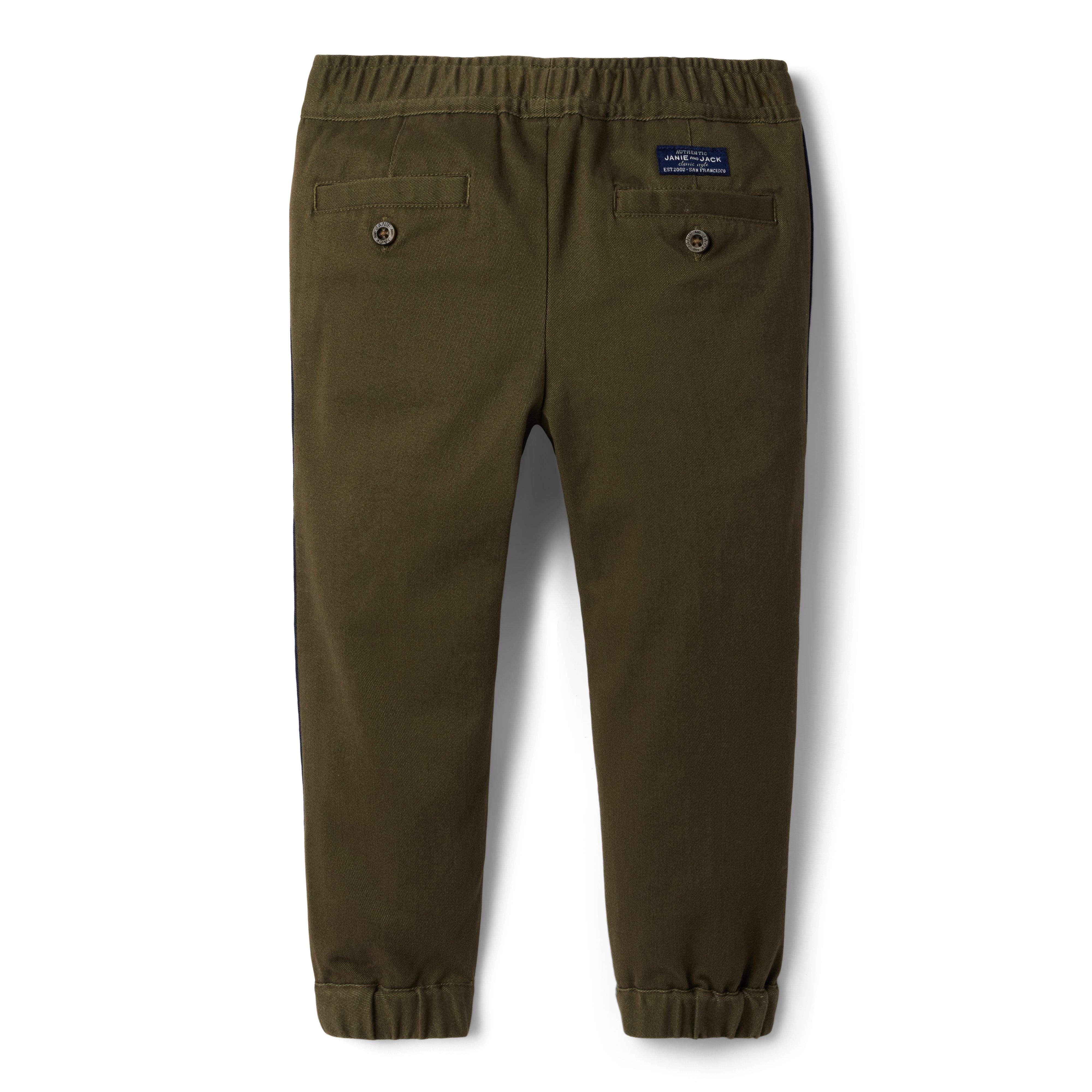 Side Stripe Twill Jogger image number 1