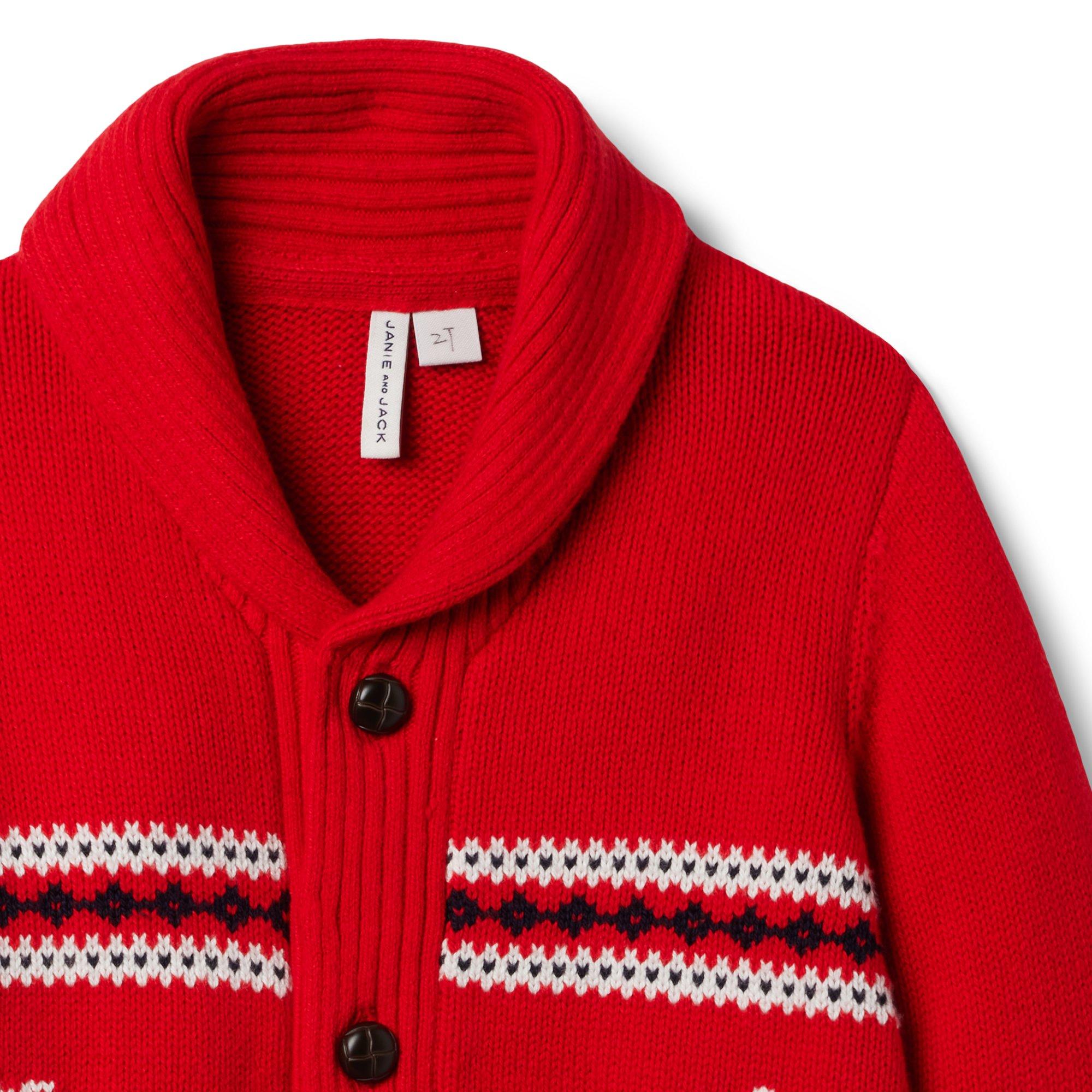 Fair Isle Reindeer Cardigan  image number 4
