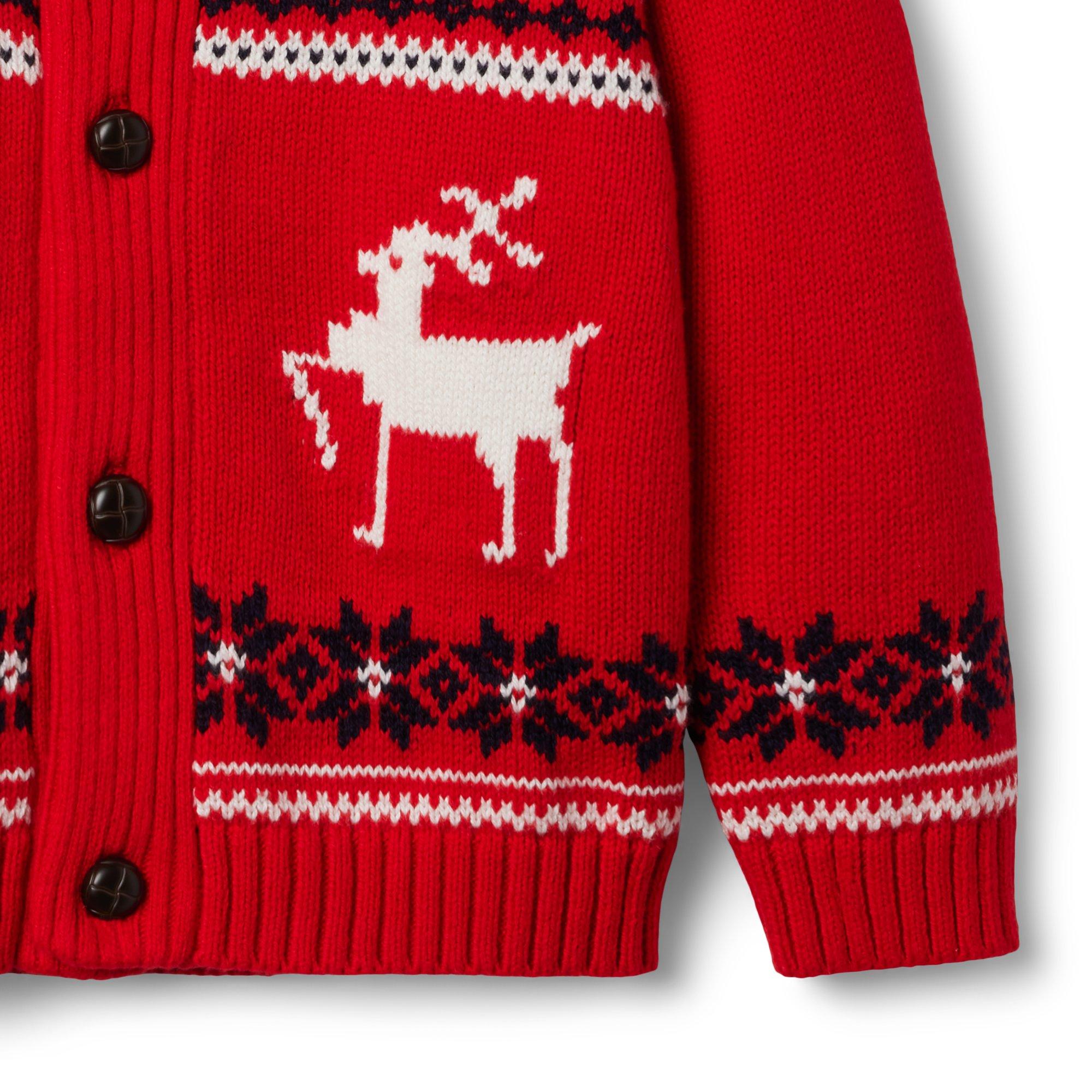 Fair Isle Reindeer Cardigan  image number 5