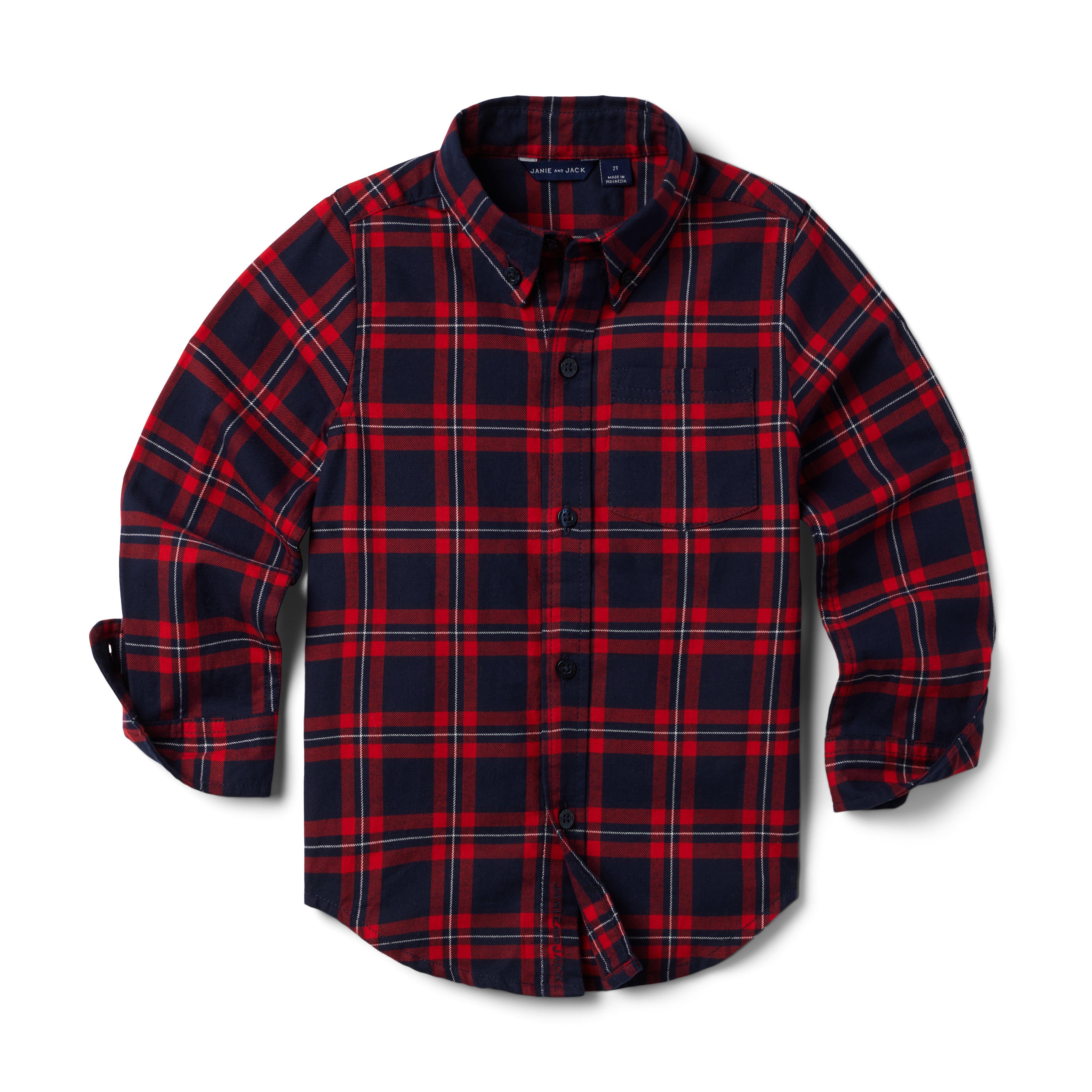 Plaid Brushed Twill Shirt image number 0