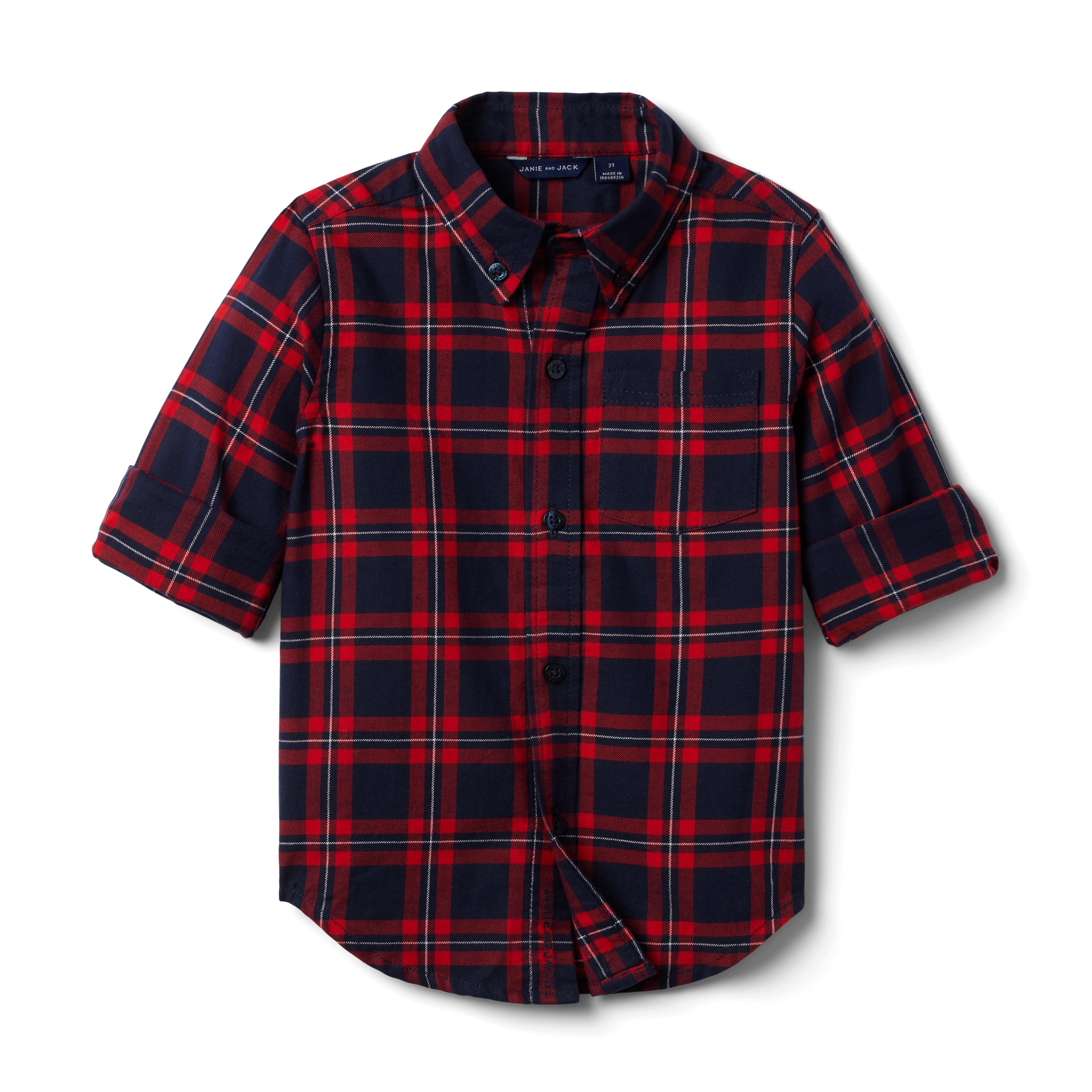 Plaid Brushed Twill Shirt image number 2