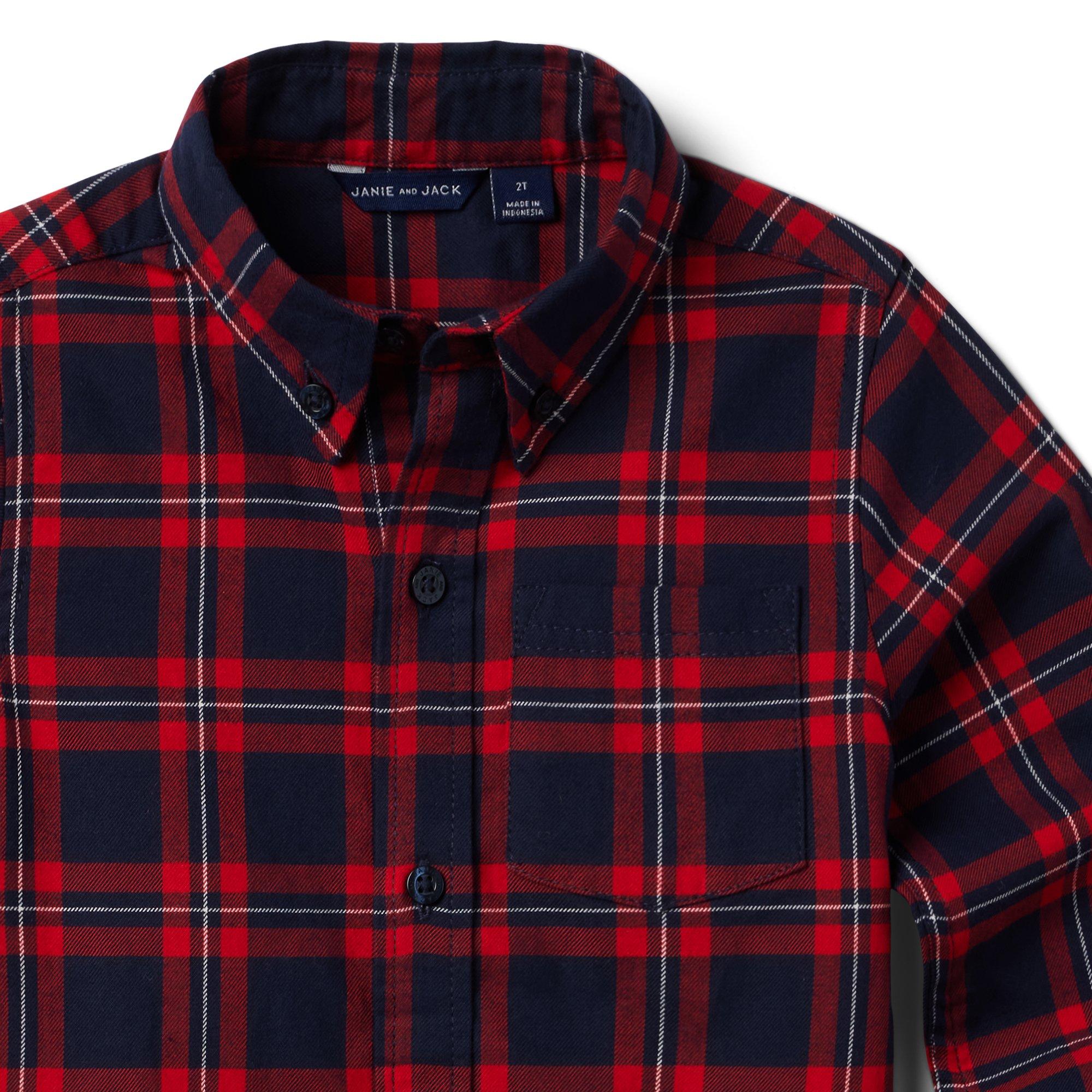 Plaid Brushed Twill Shirt image number 4