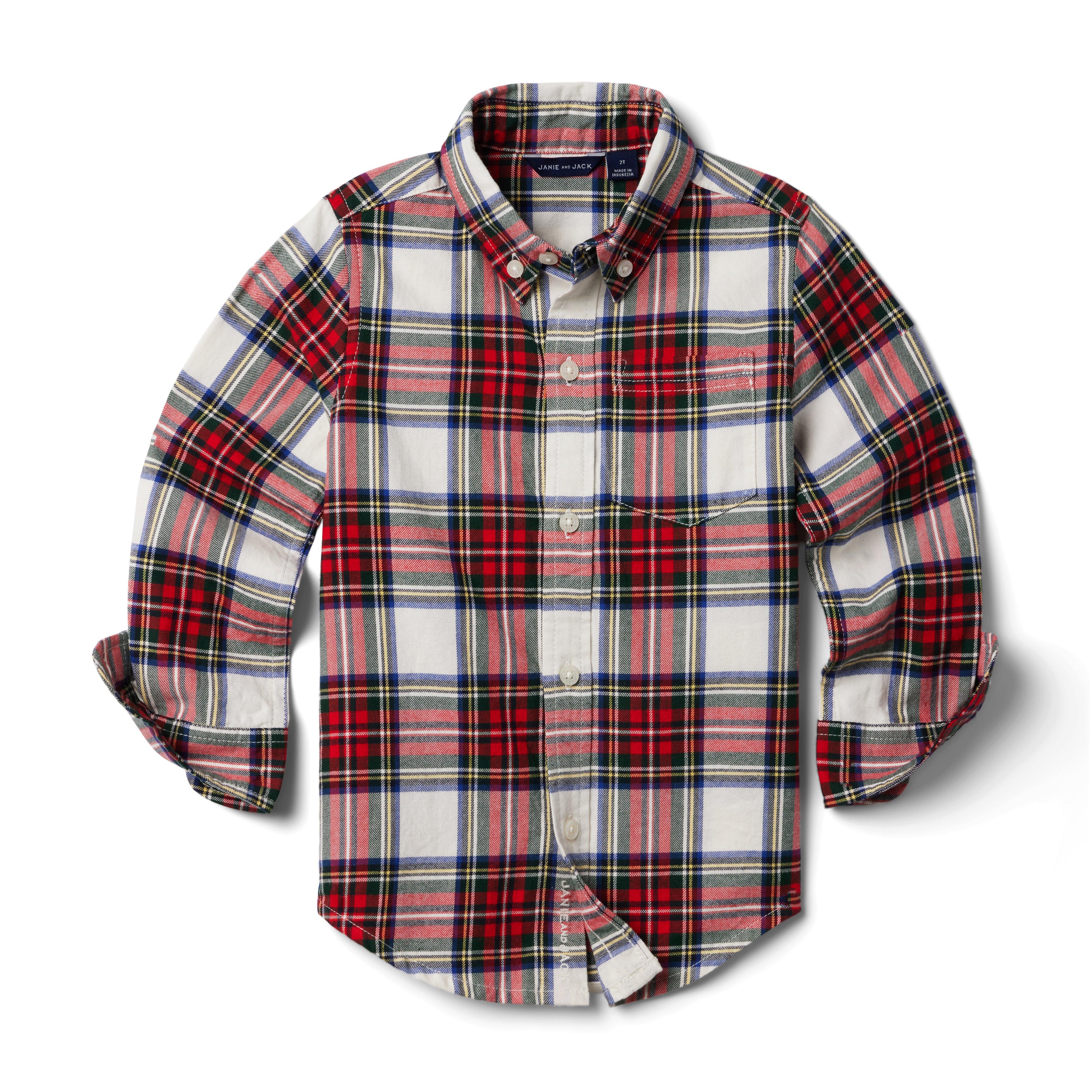 Plaid Brushed Twill Shirt image number 0