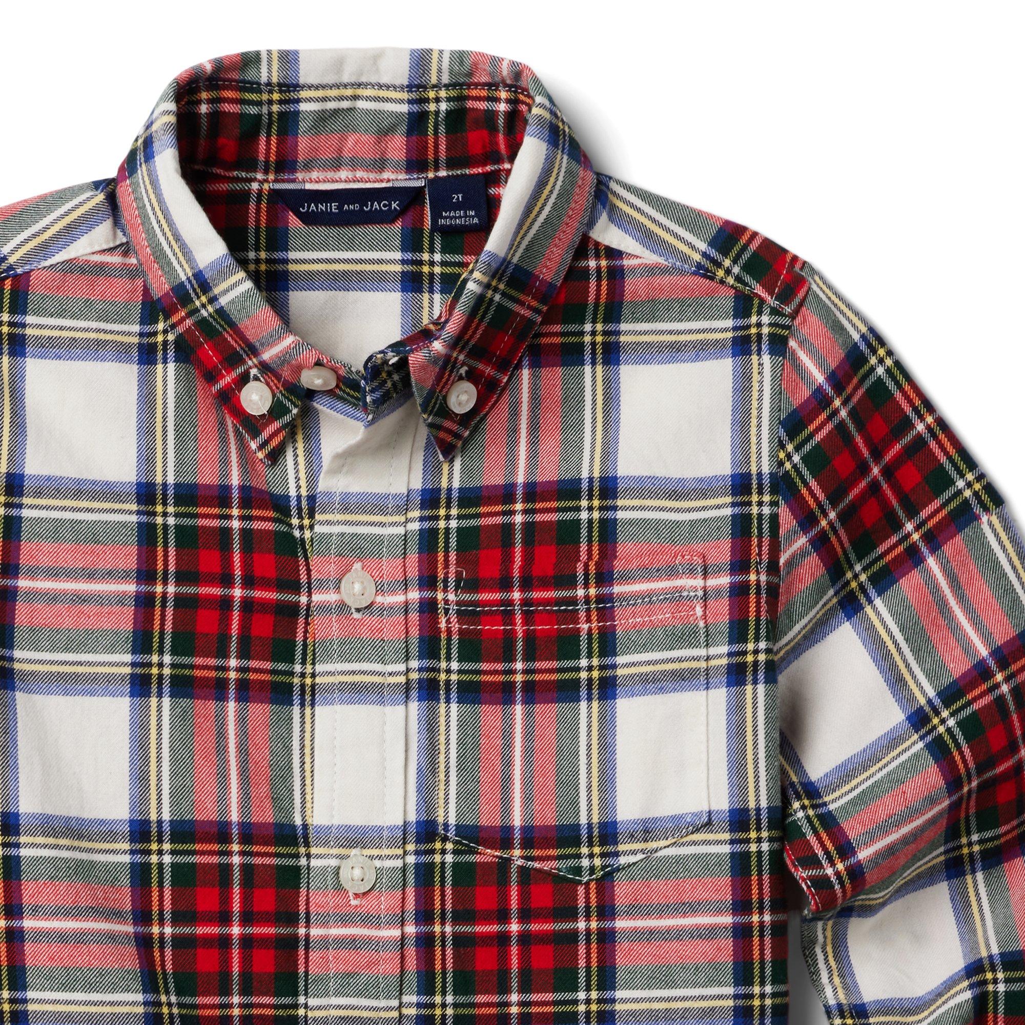 Plaid Brushed Twill Shirt image number 4