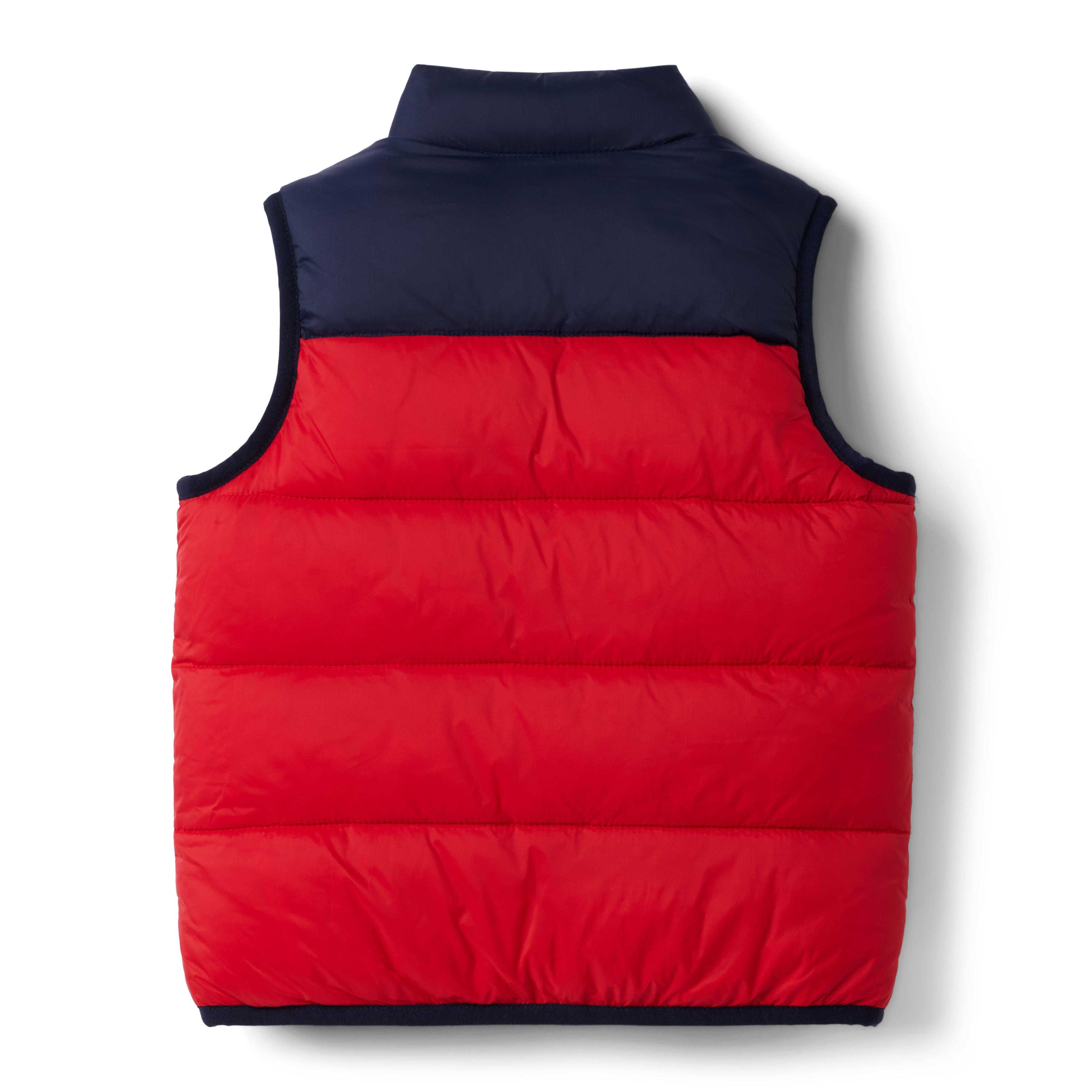 Boy Bradbury Red Reversible Puffer Vest by Janie and Jack