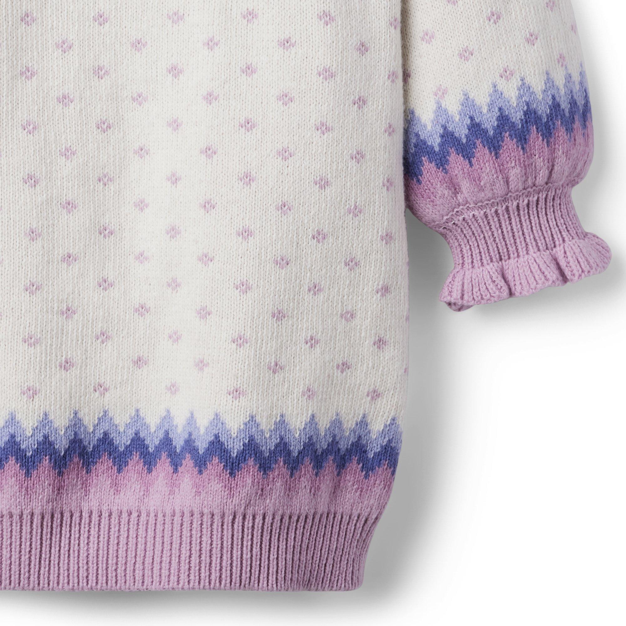Fair Isle Heart Sweater Dress image number 6