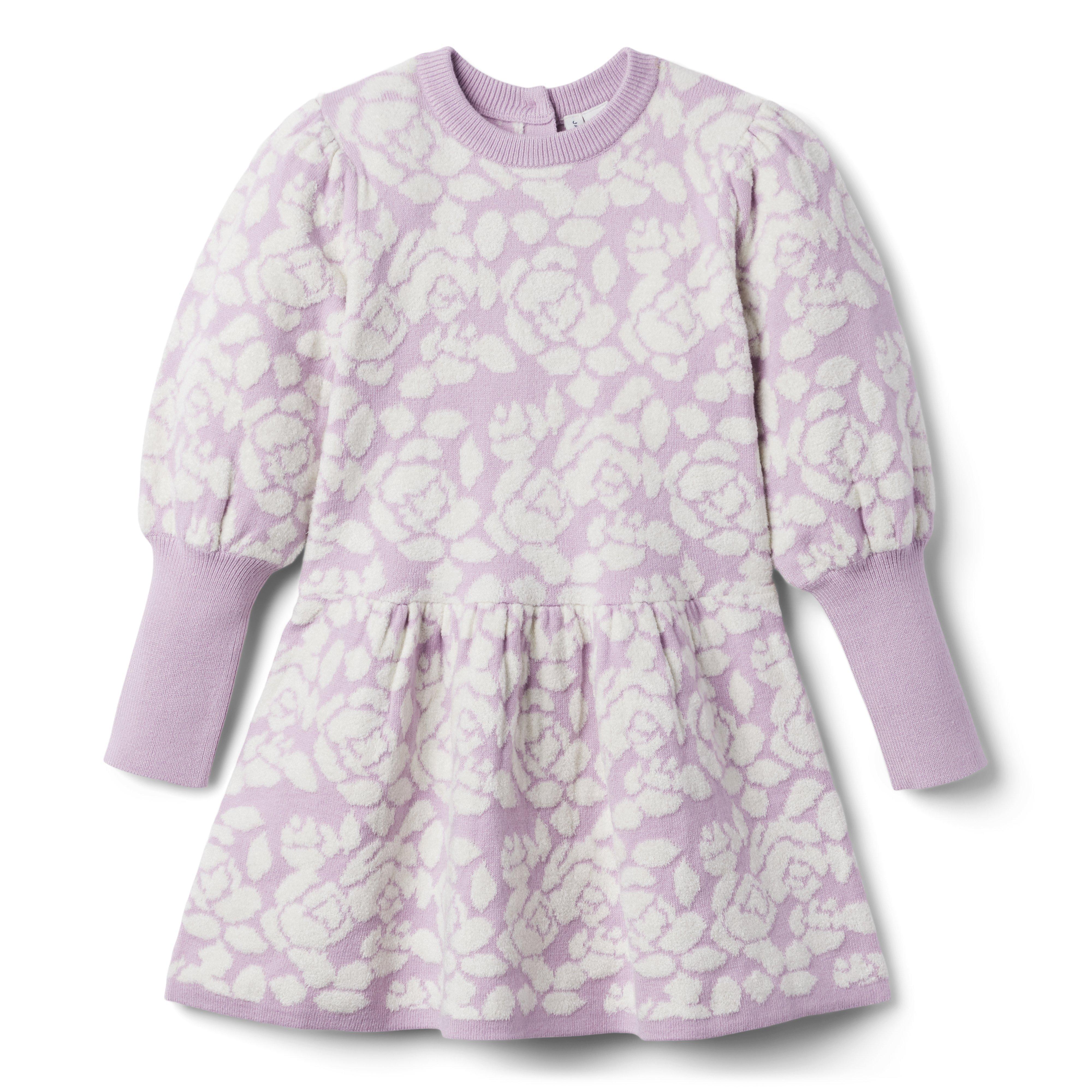 Floral Boucle Sweater Dress image number 0