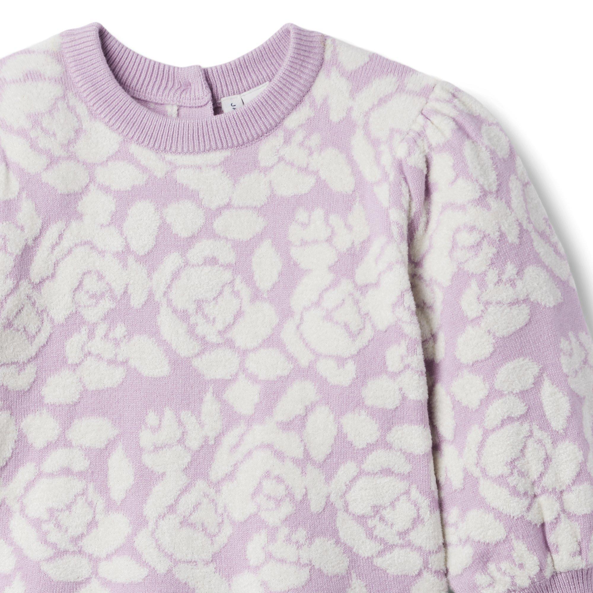 Floral Boucle Sweater Dress image number 1