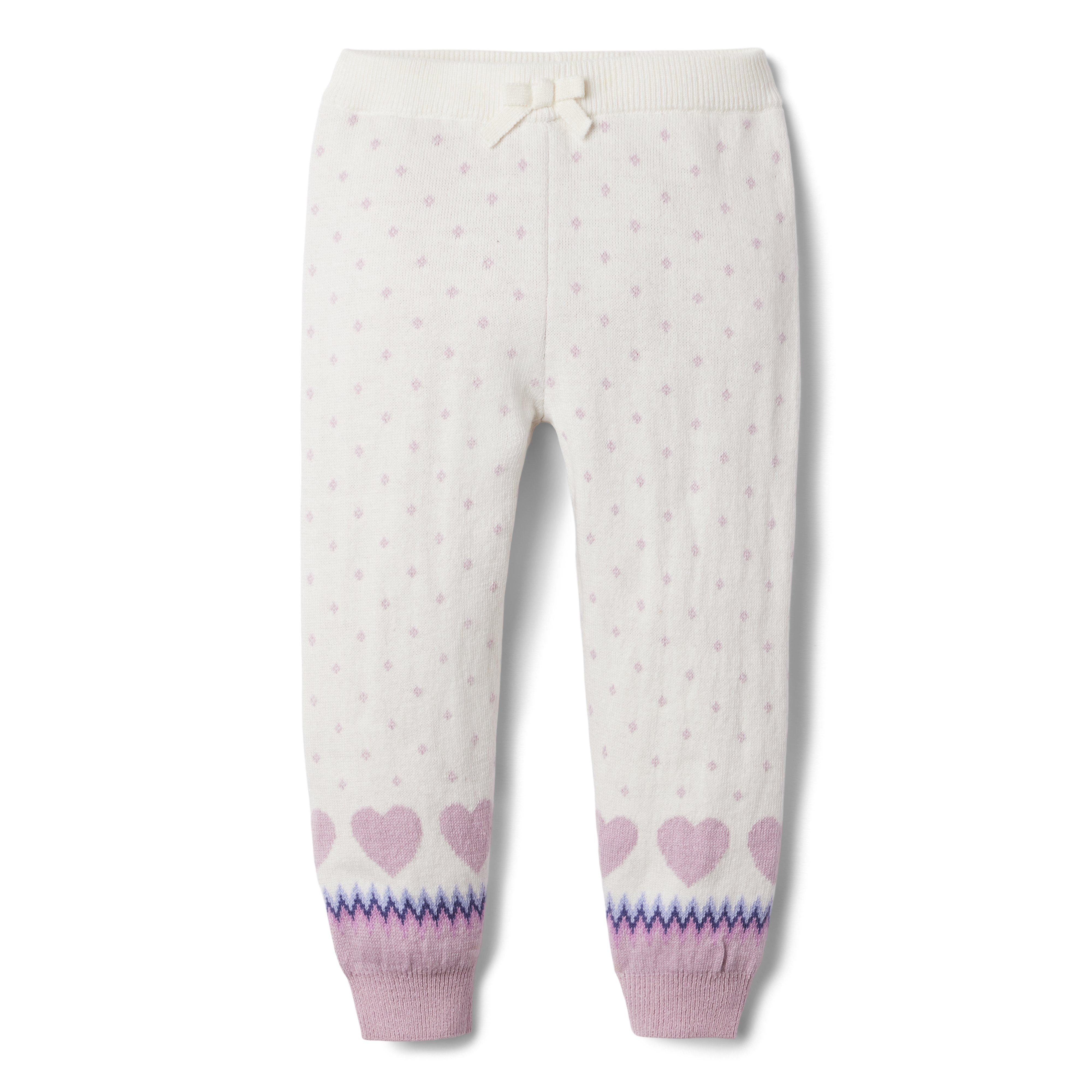 Fair Isle Heart Sweater Jogger image number 0