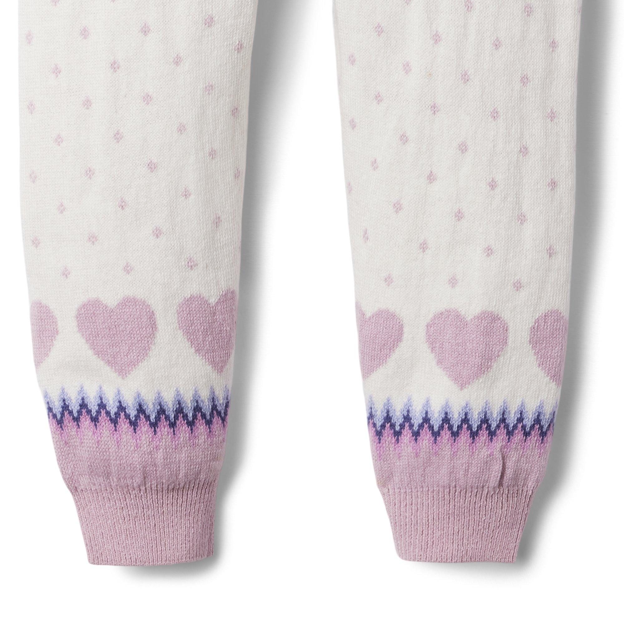 Fair Isle Heart Sweater Jogger image number 1