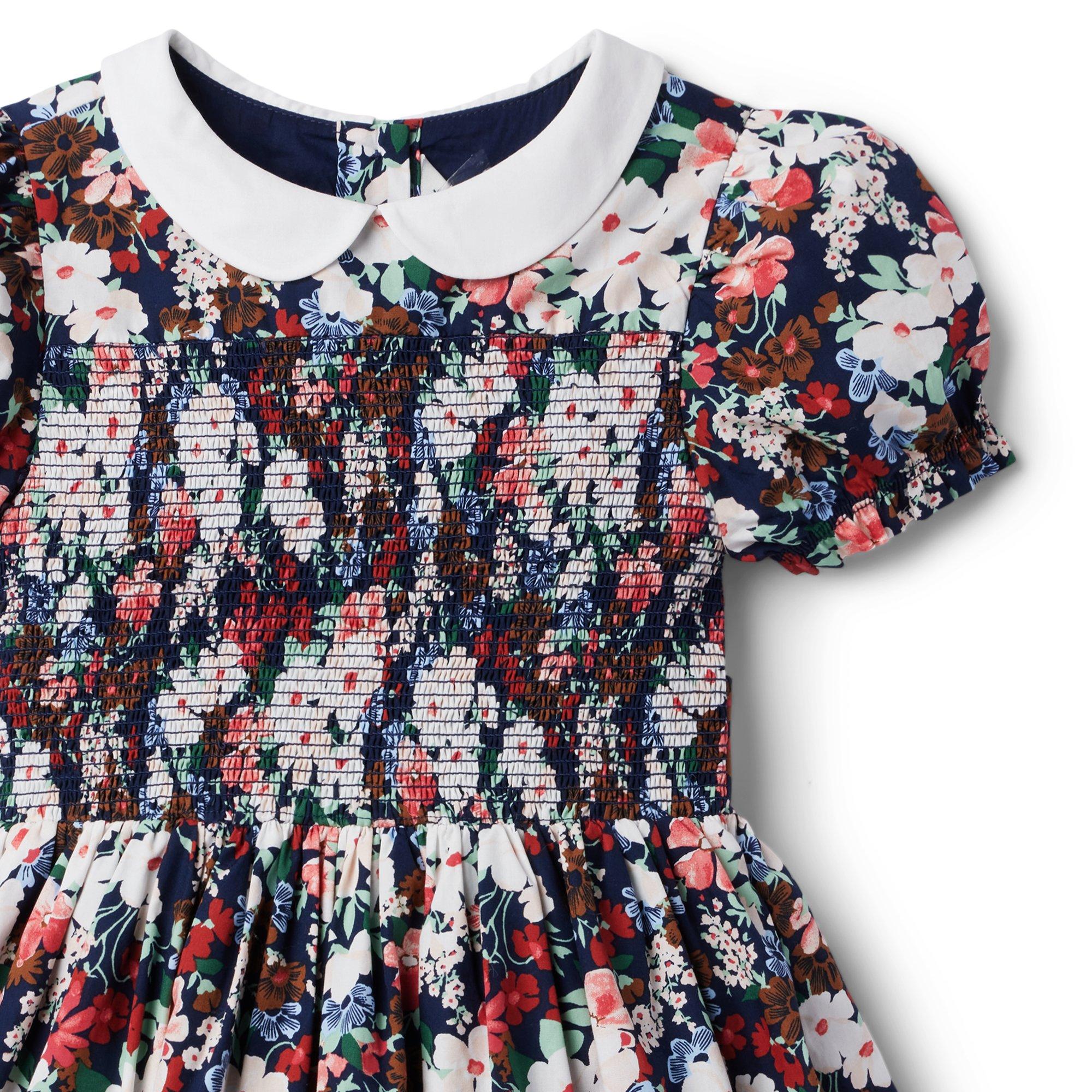 The Charlotte Floral Smocked Dress image number 5