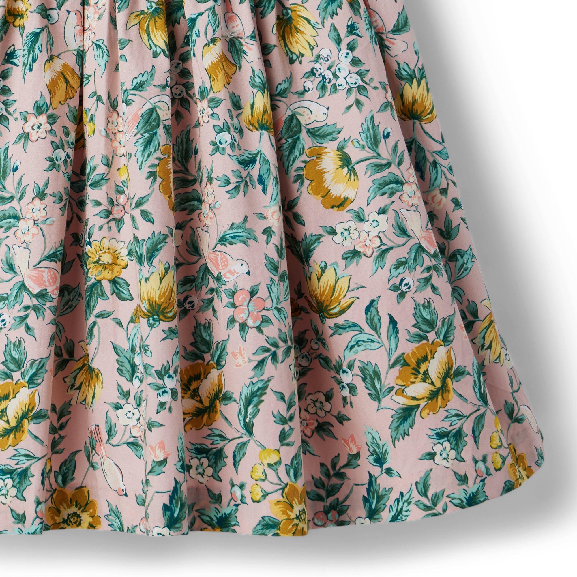 The Charlotte Floral Smocked Dress image number 3