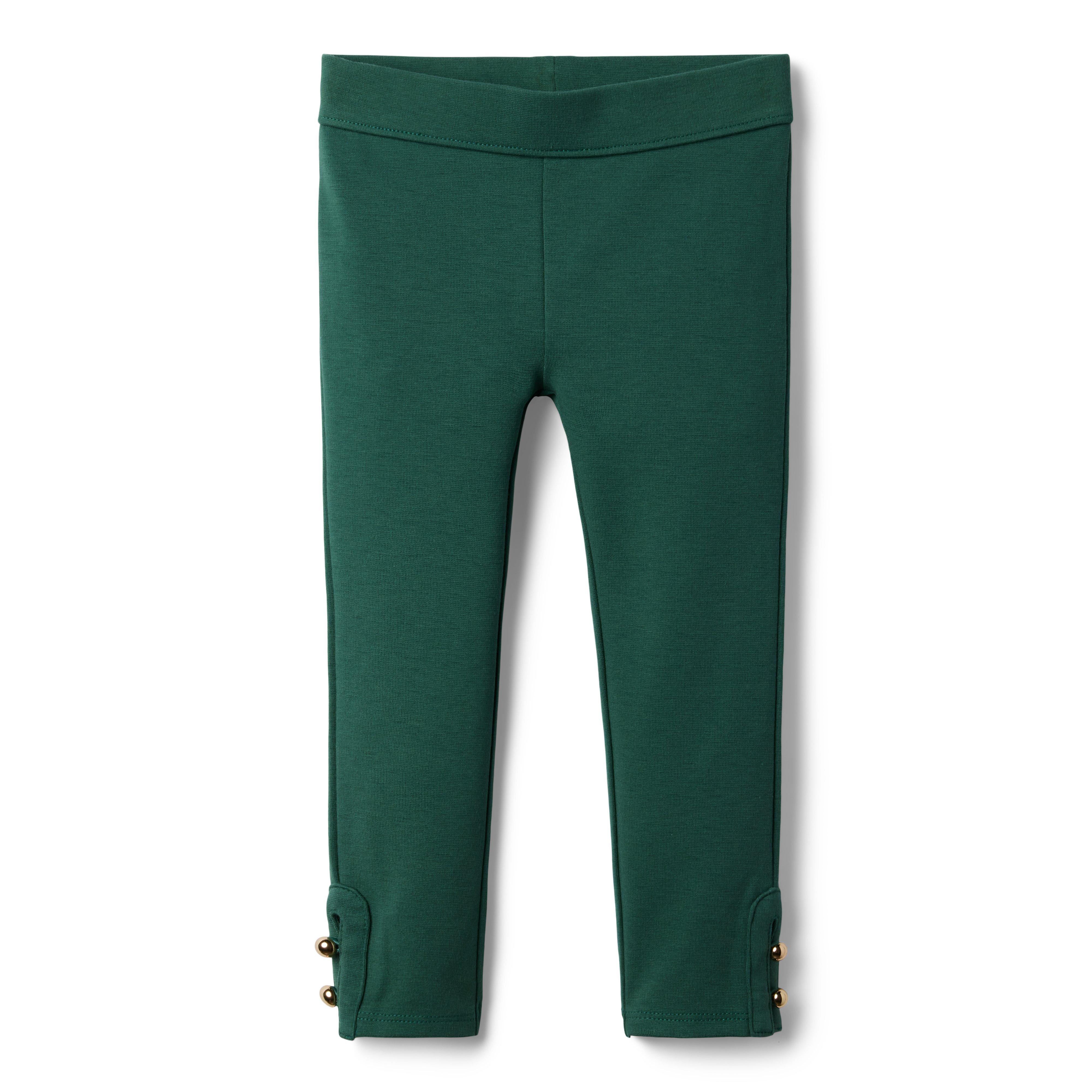 Button-Cuff Ponte Pant image number 0