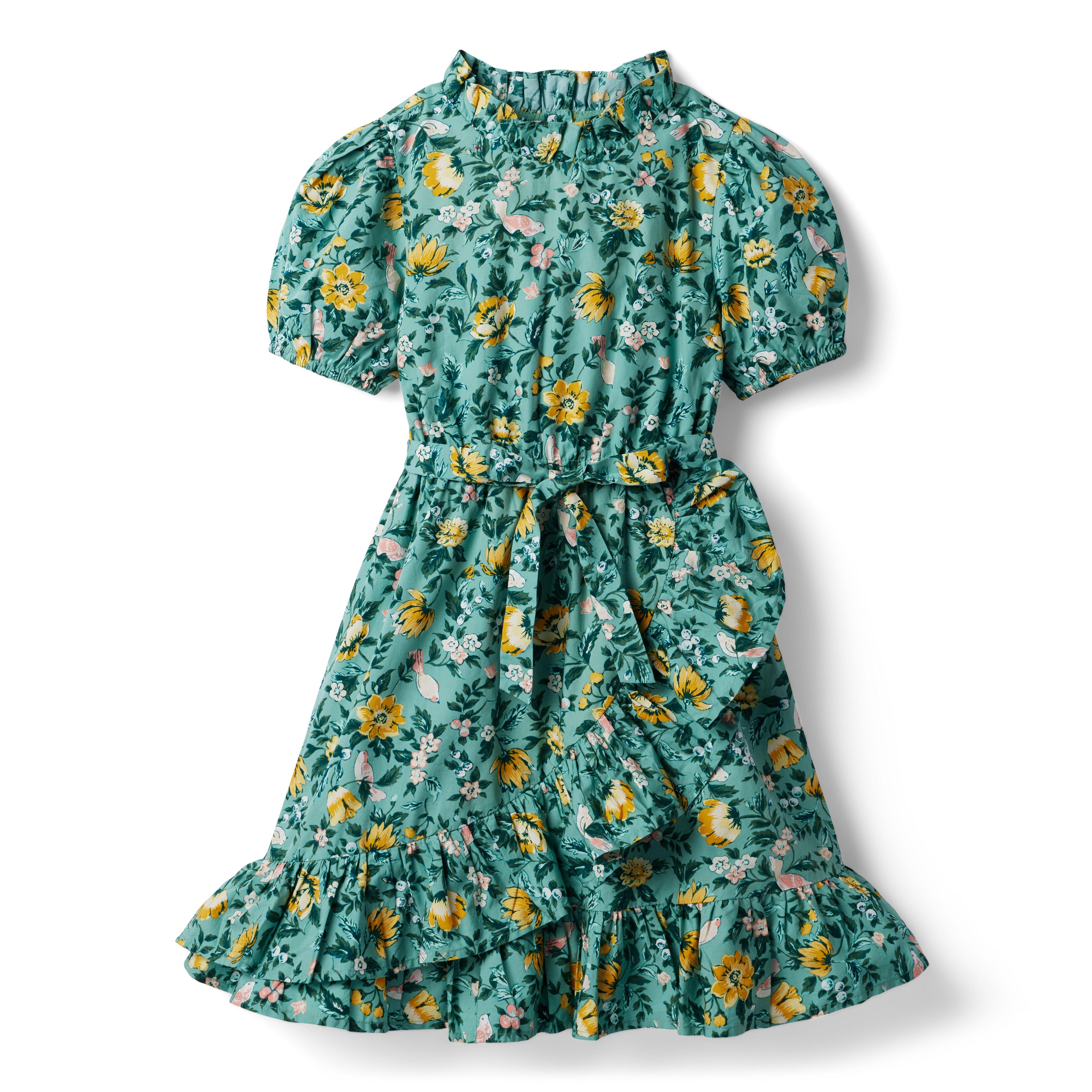 Floral Faux Wrap Dress image number 0