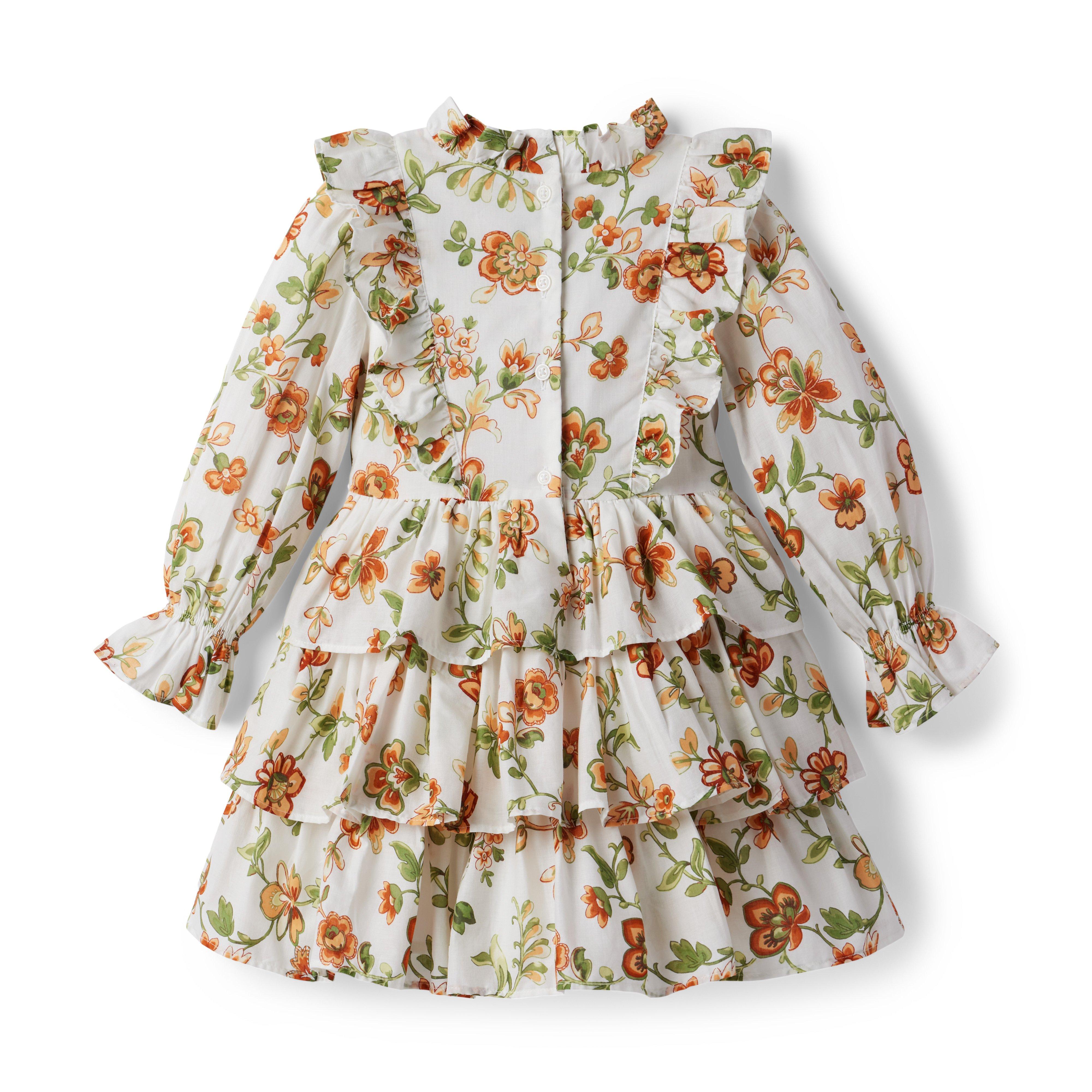 Floral Tiered Ruffle Dress image number 2