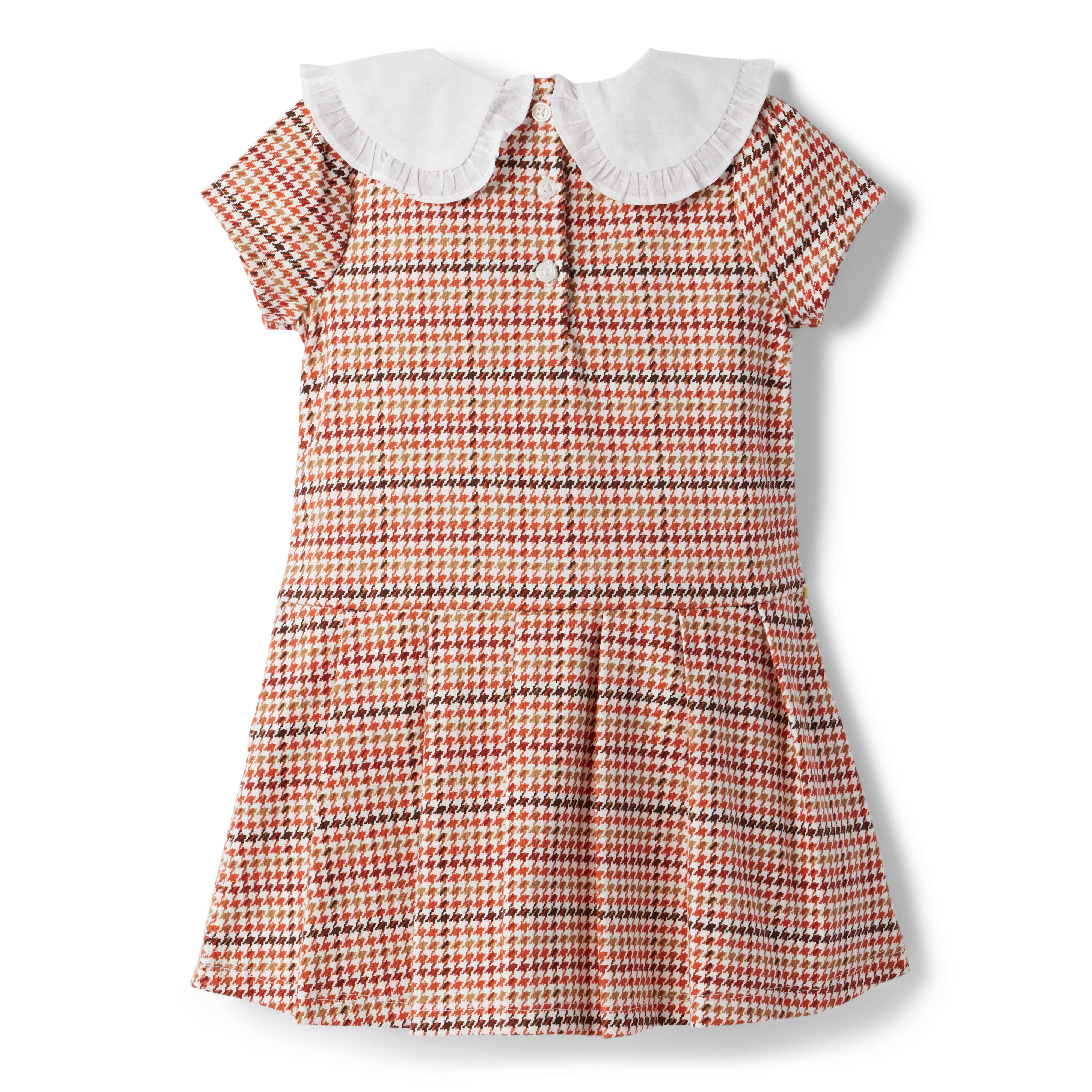 Houndstooth Plaid Ponte Dress image number 2