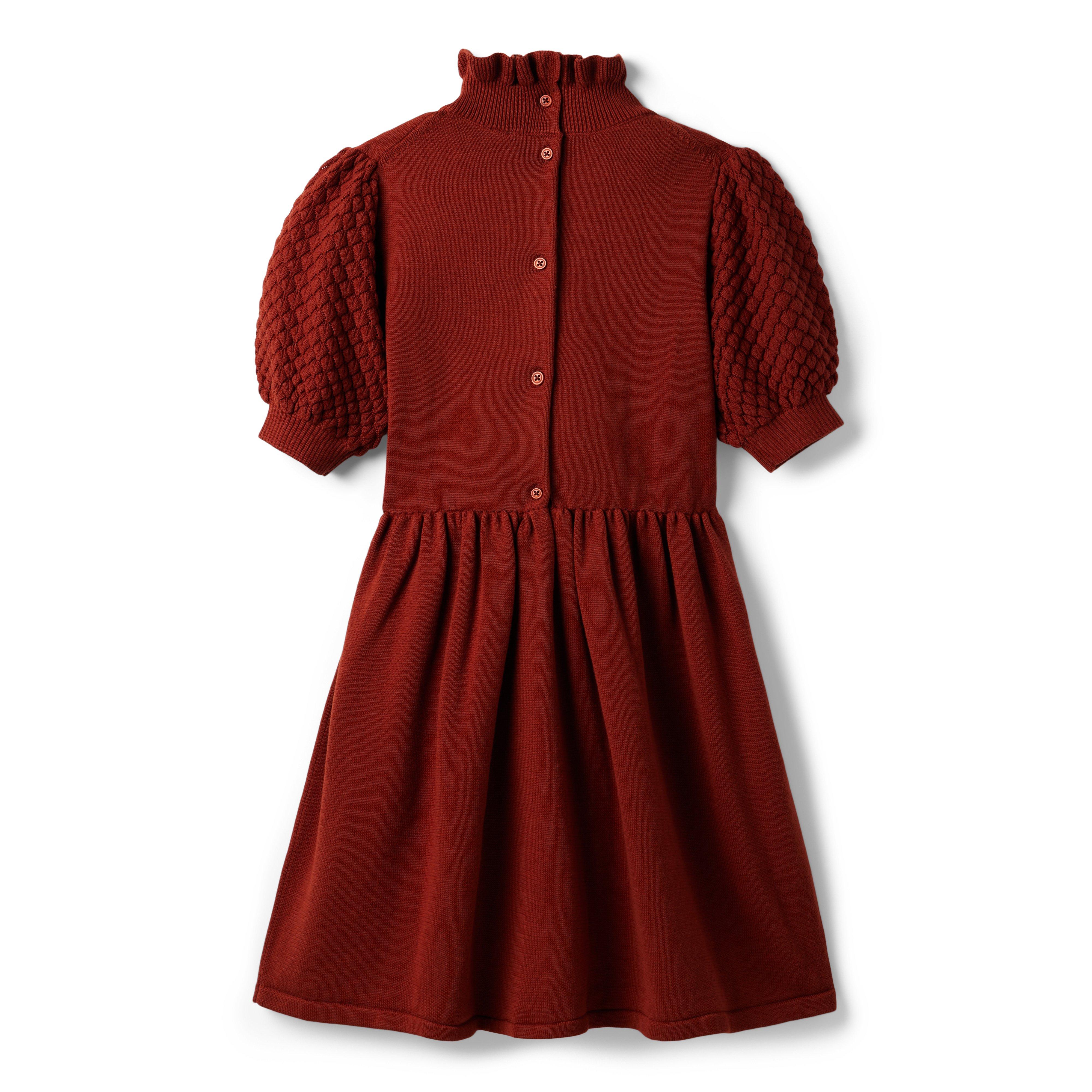 Puff Sleeve Sweater Dress image number 2