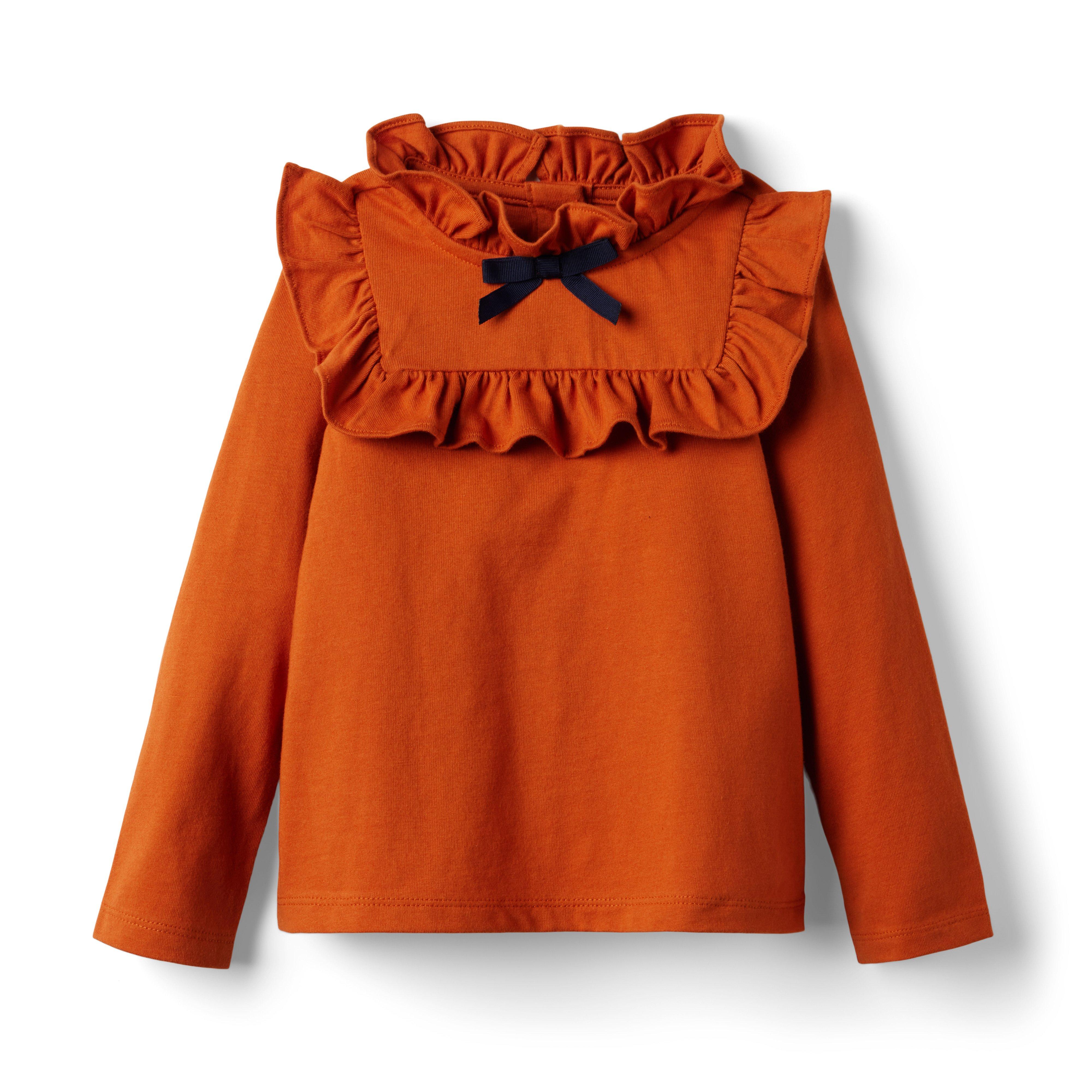 Ruffle Bow Jersey Top image number 0