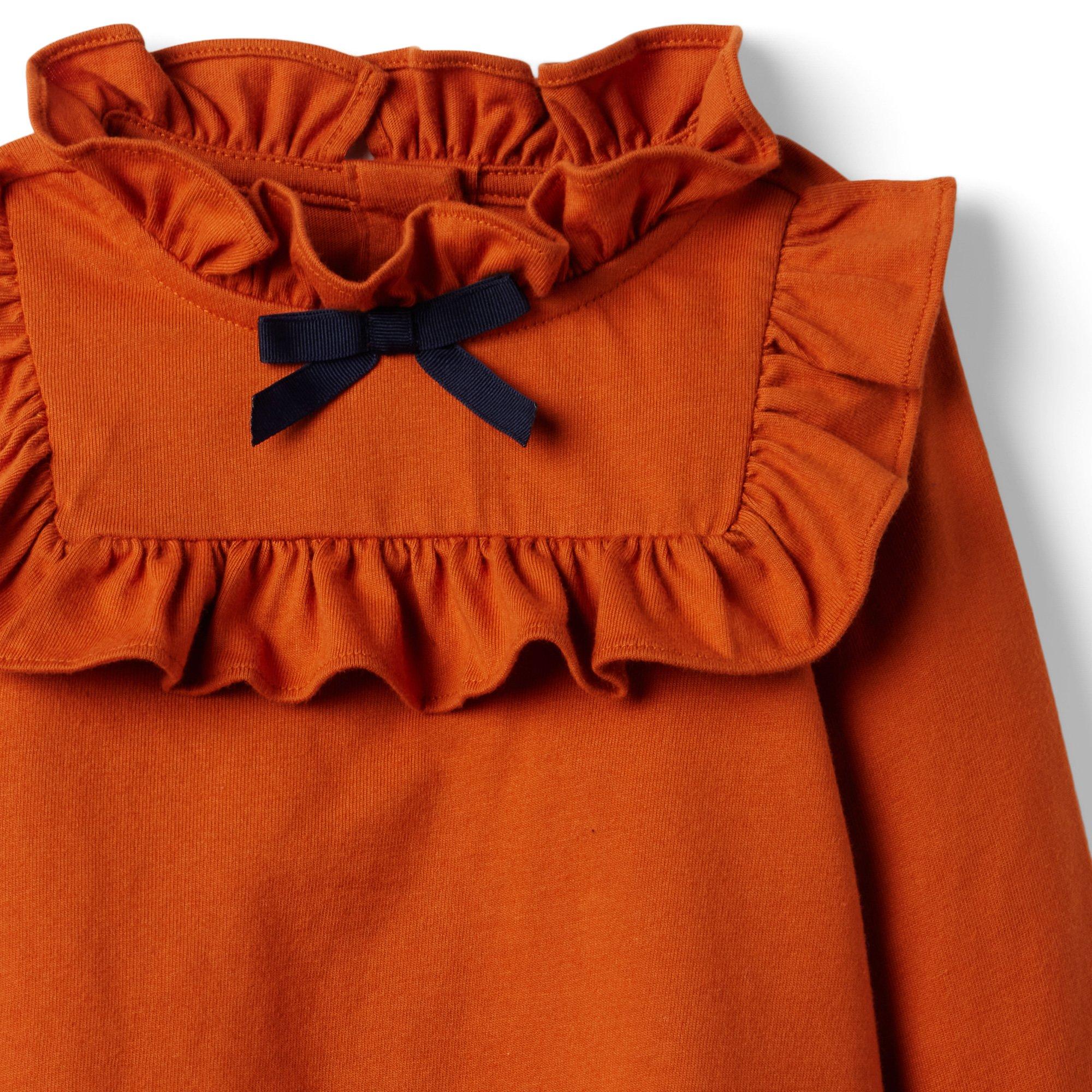 Ruffle Bow Jersey Top image number 2