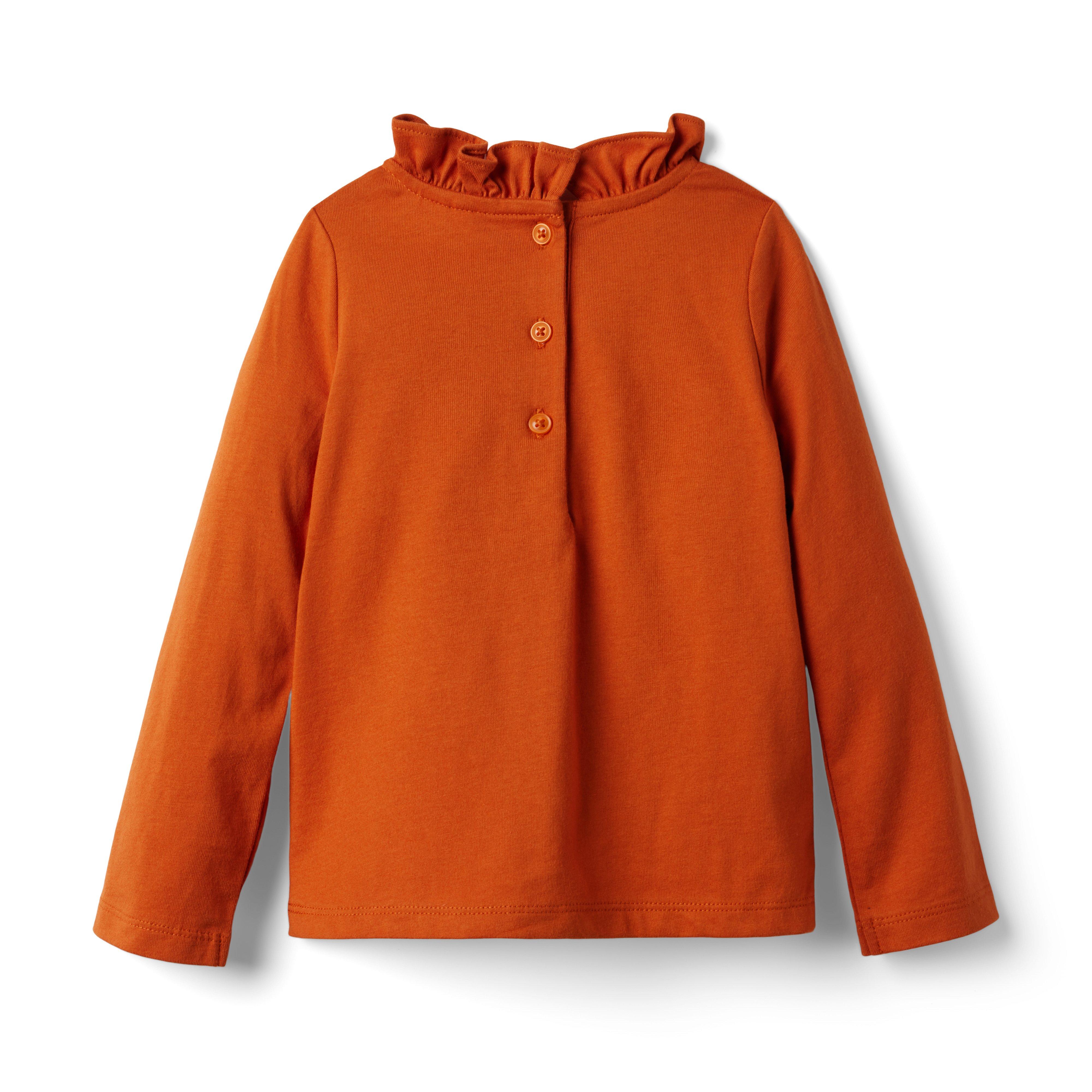 Ruffle Bow Jersey Top image number 1
