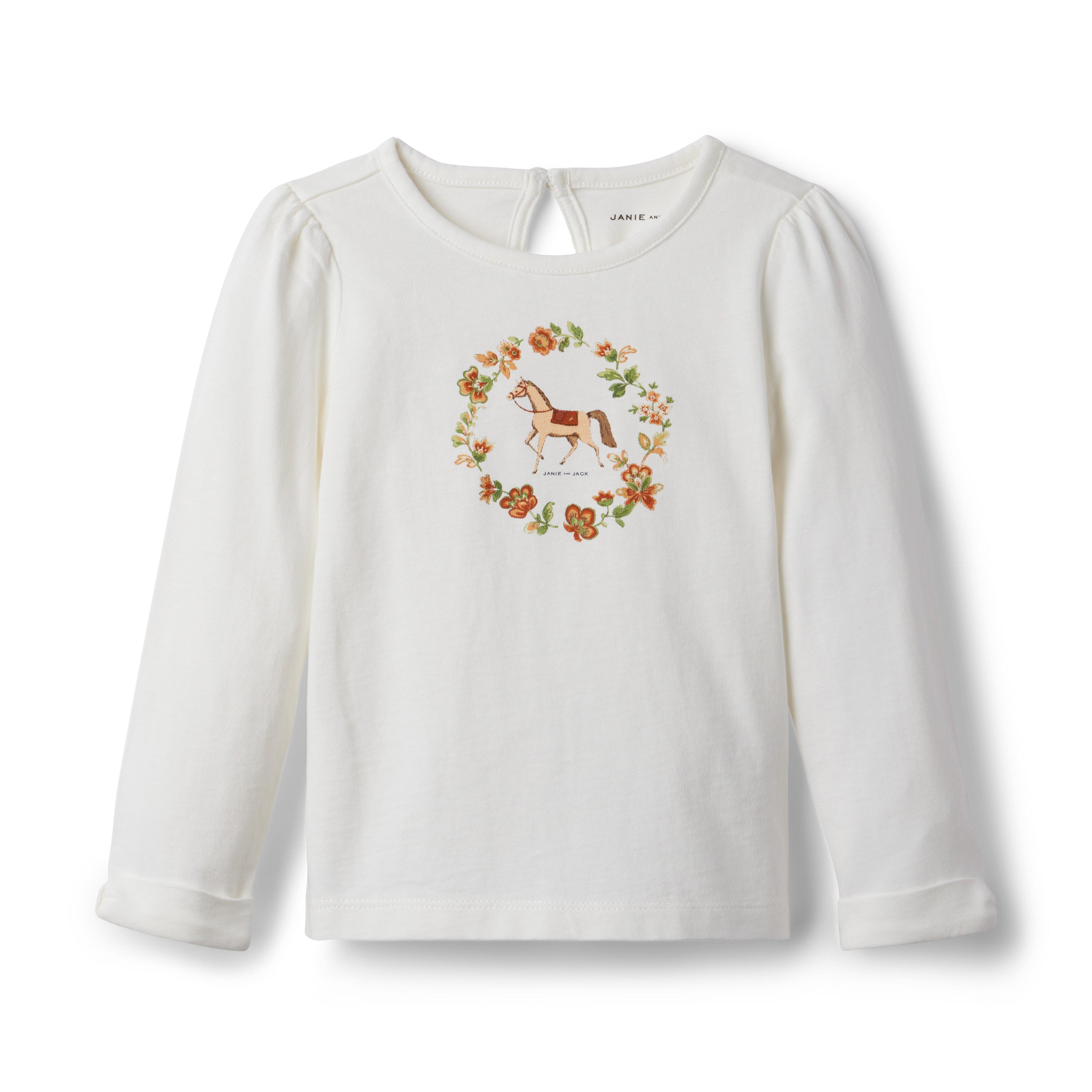 Floral Horse Tee image number 0