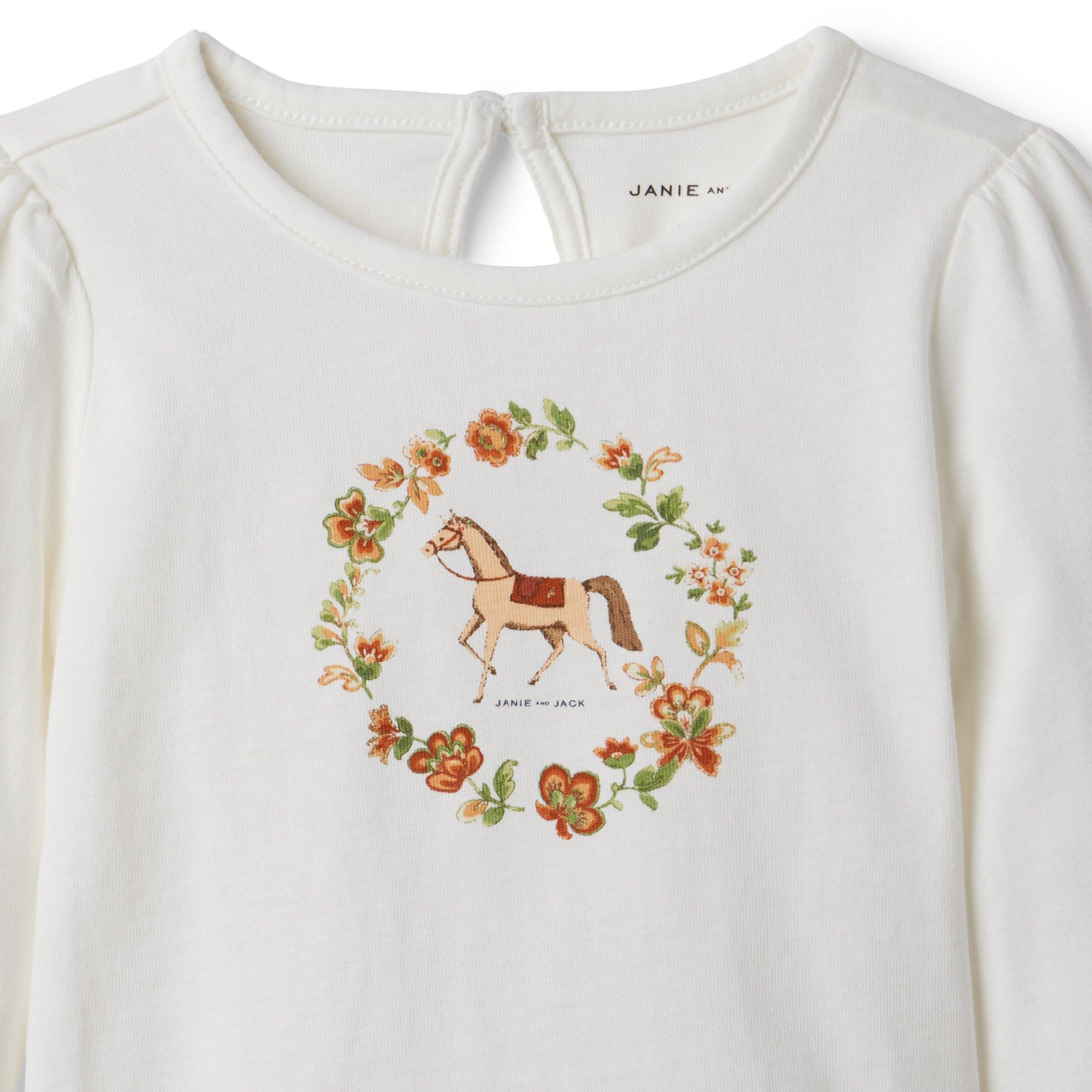 Floral Horse Tee image number 2