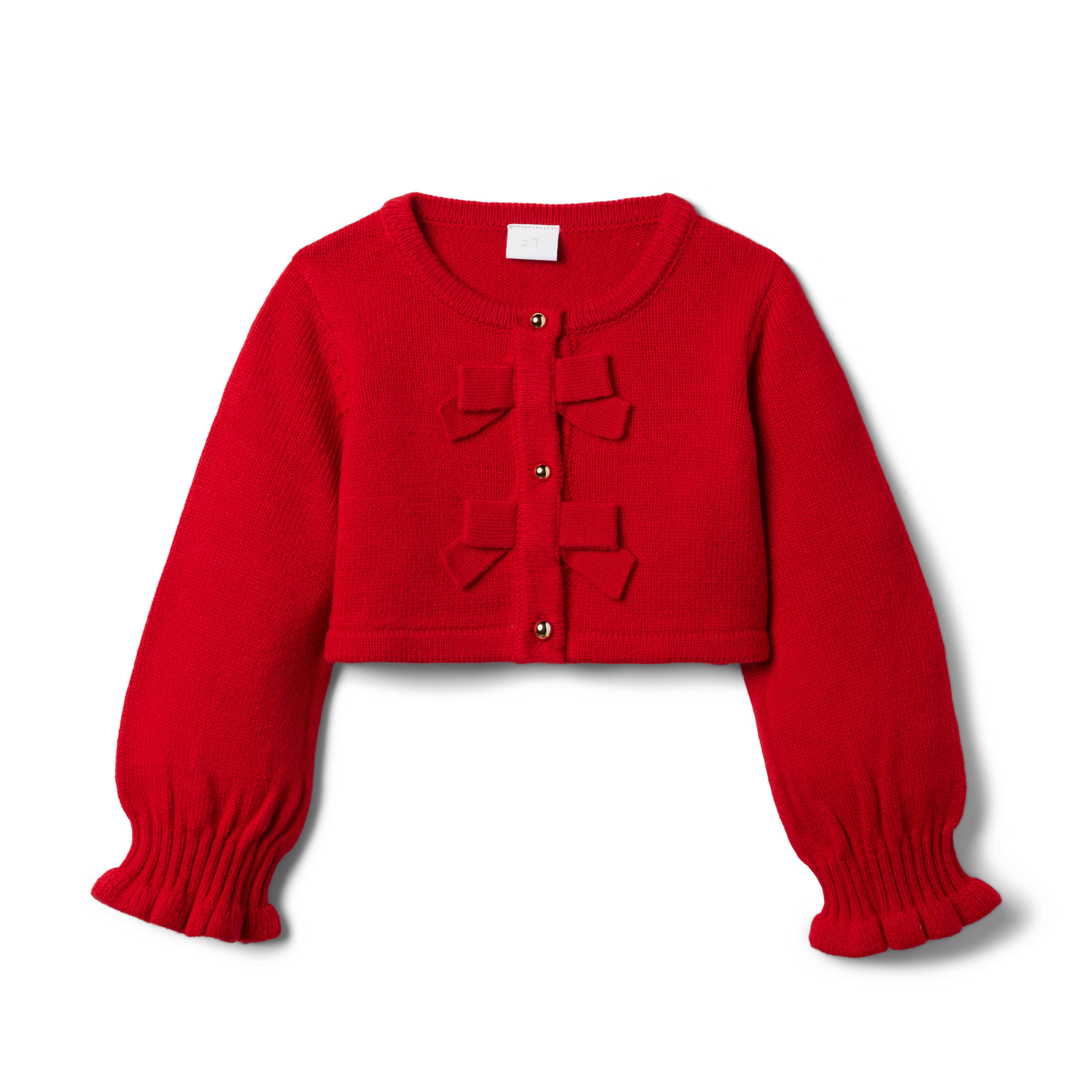 Bow Cropped Cardigan image number 0