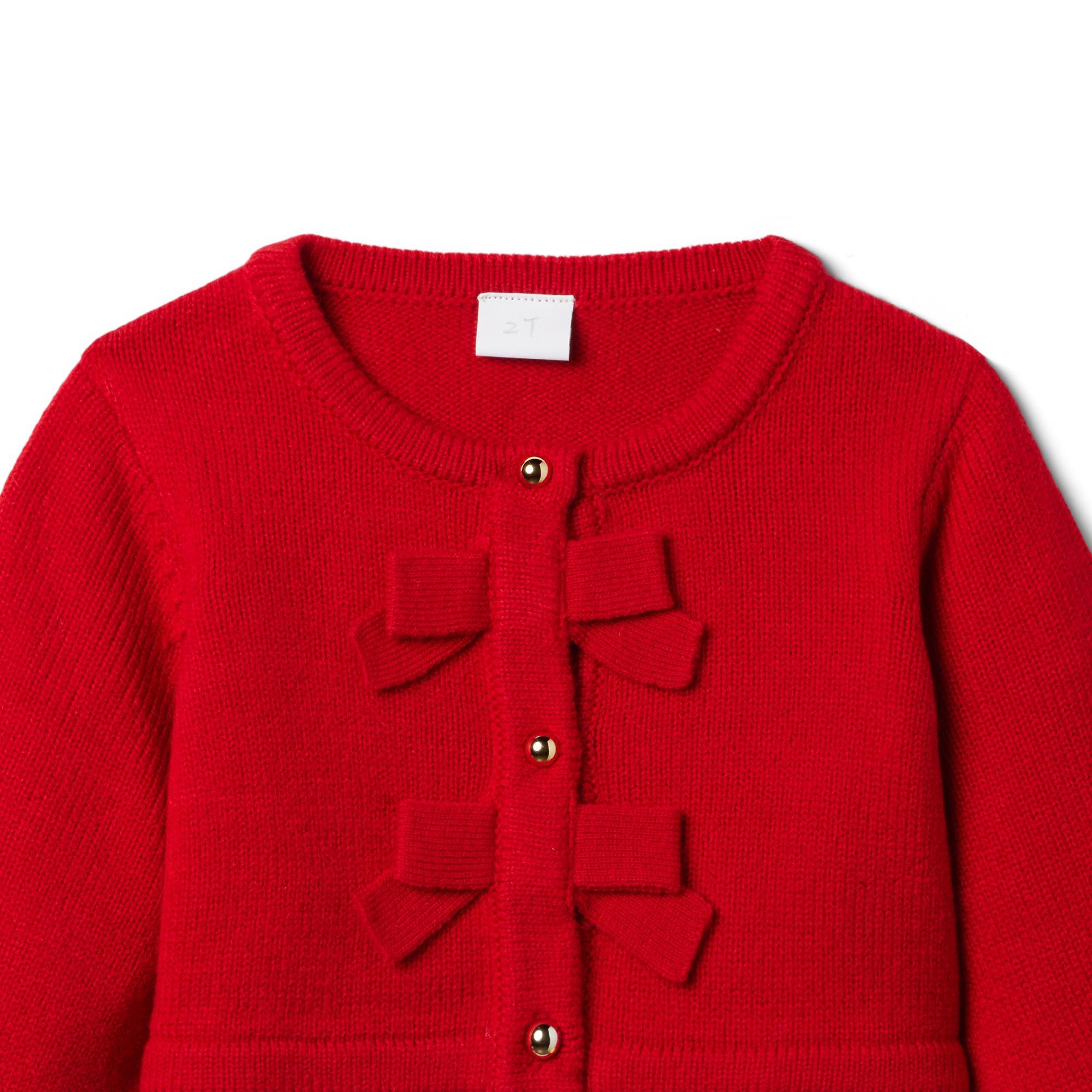 Bow Cropped Cardigan image number 2