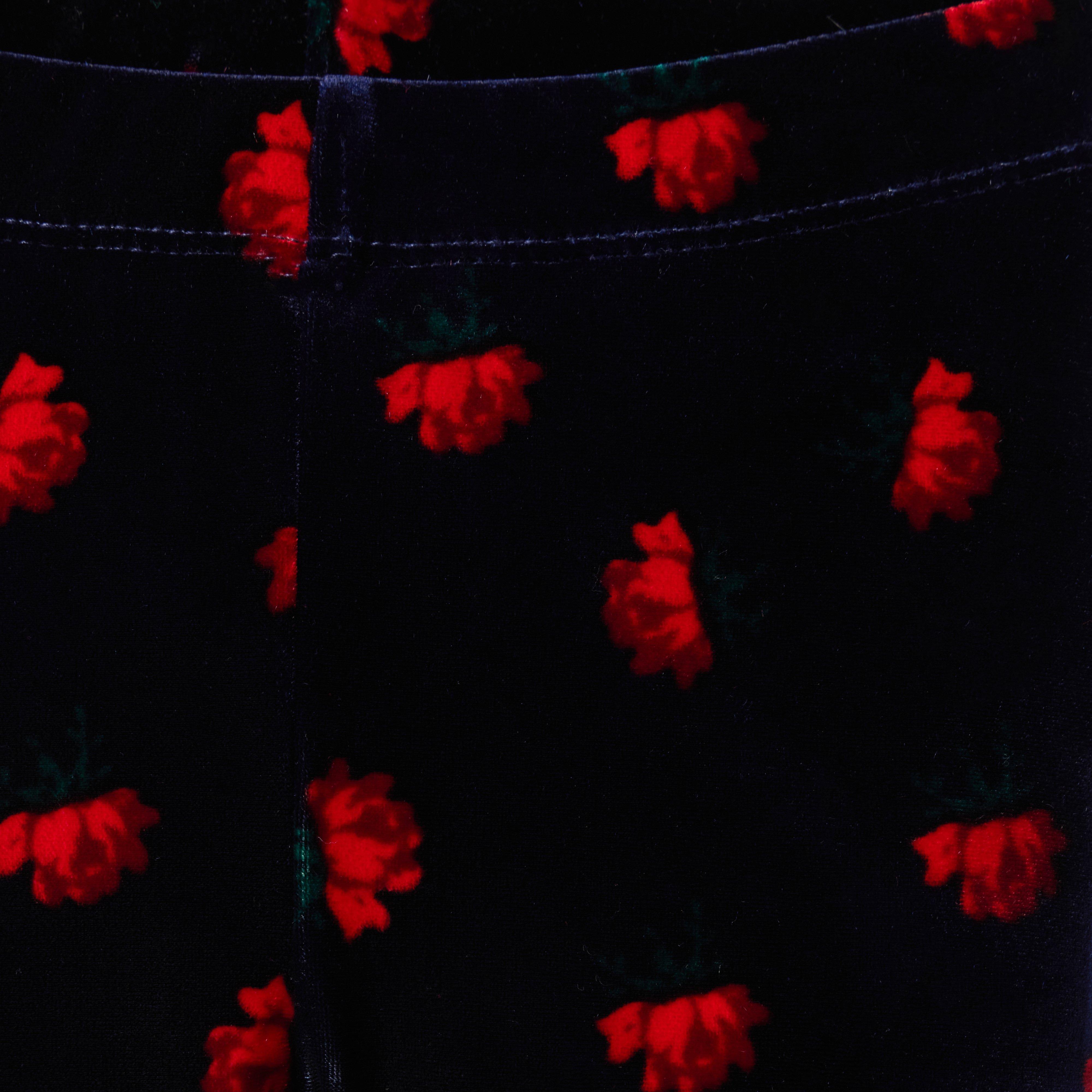 Rose Velvet Legging image number 1