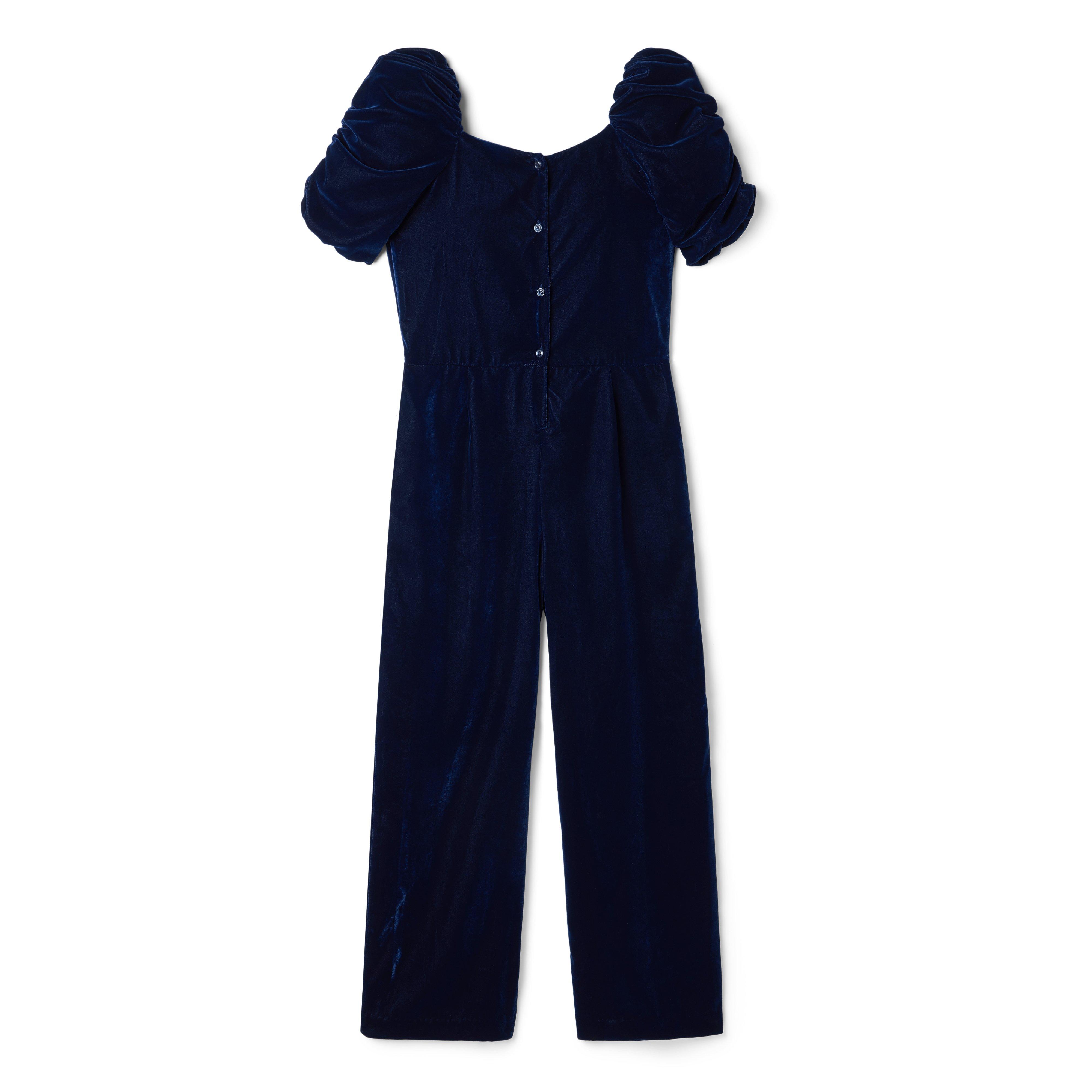 Velvet Wide Leg Jumpsuit image number 2