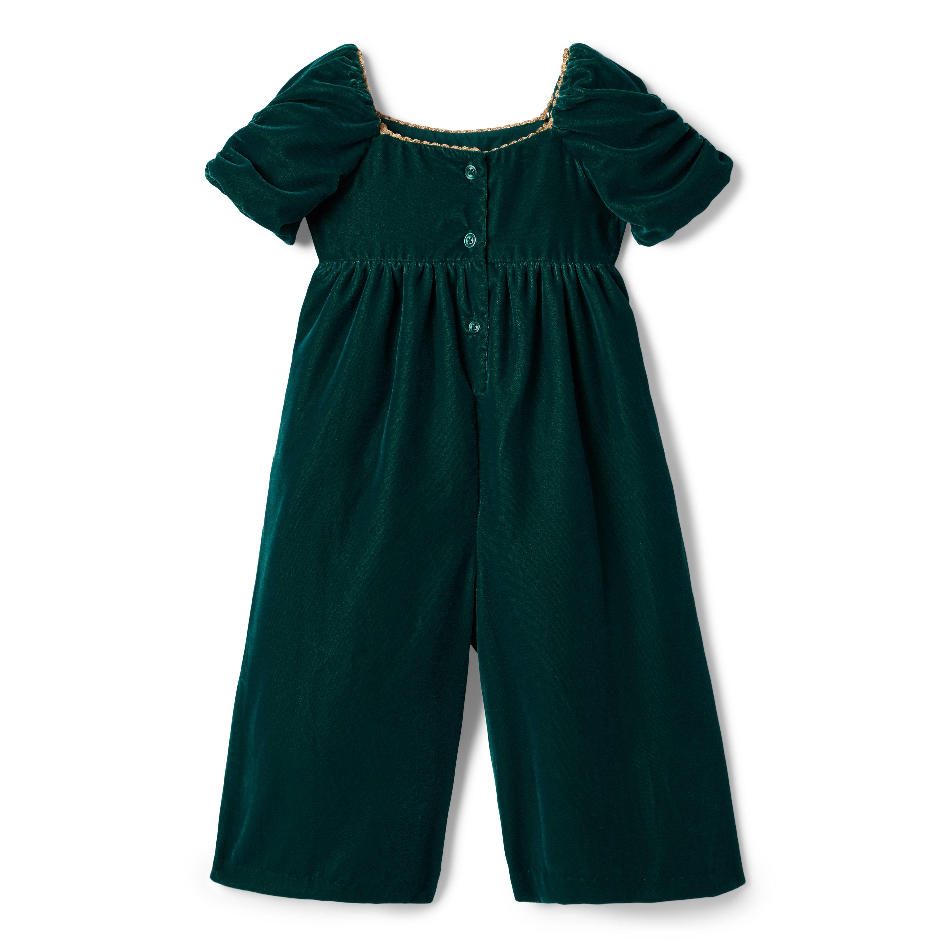 Velvet Wide Leg Jumpsuit image number 1